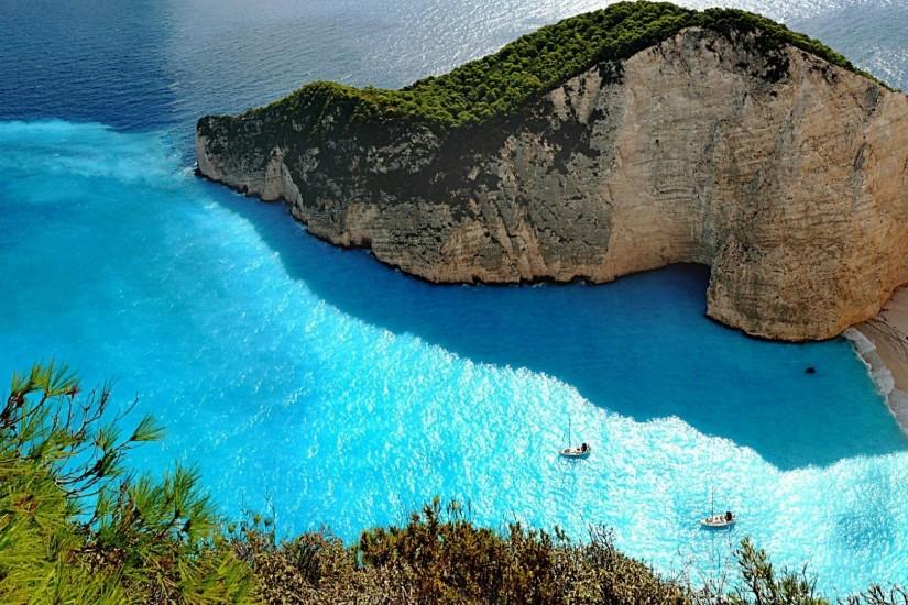 Nature Wallpaper: Greece Beach Wallpaper Widescreen with High .