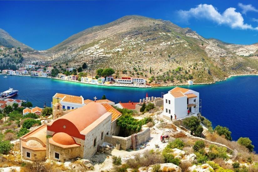 Beautiful Greece HD Widescreen Wallpaper