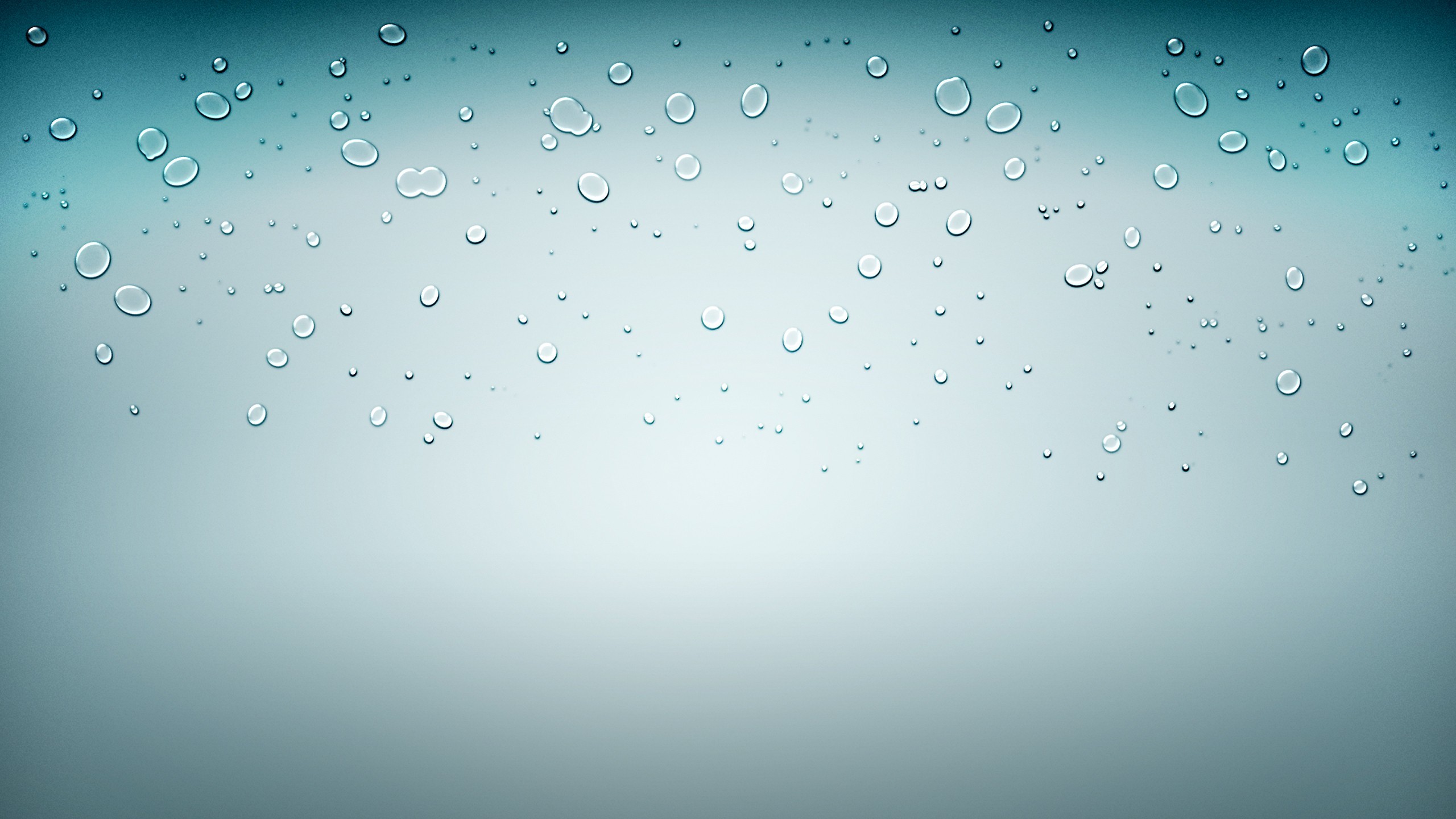 Water droplets, Light background, Minimalist, 2K 1440p, desktop wallpaper