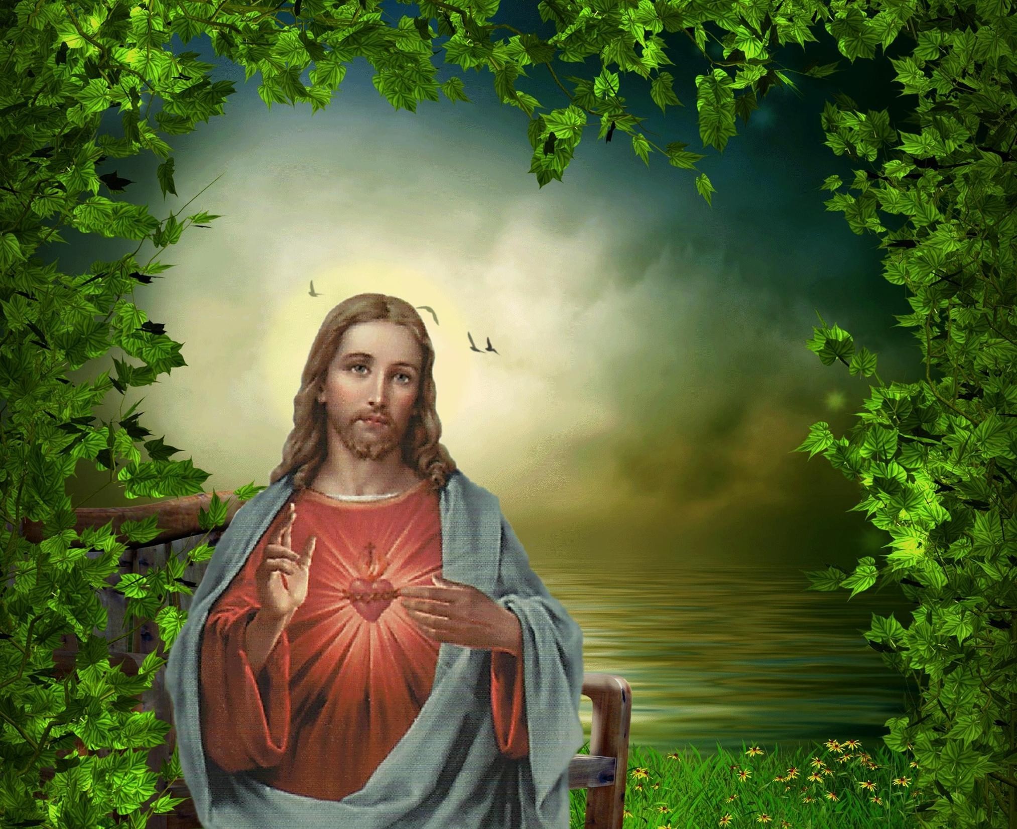 Sacred Heart of Jesus Wallpaper ·① WallpaperTag