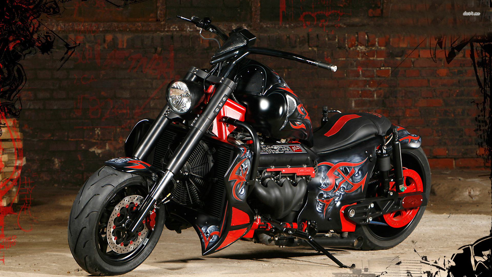 Harley Davidson 3d Wallpaper ①
