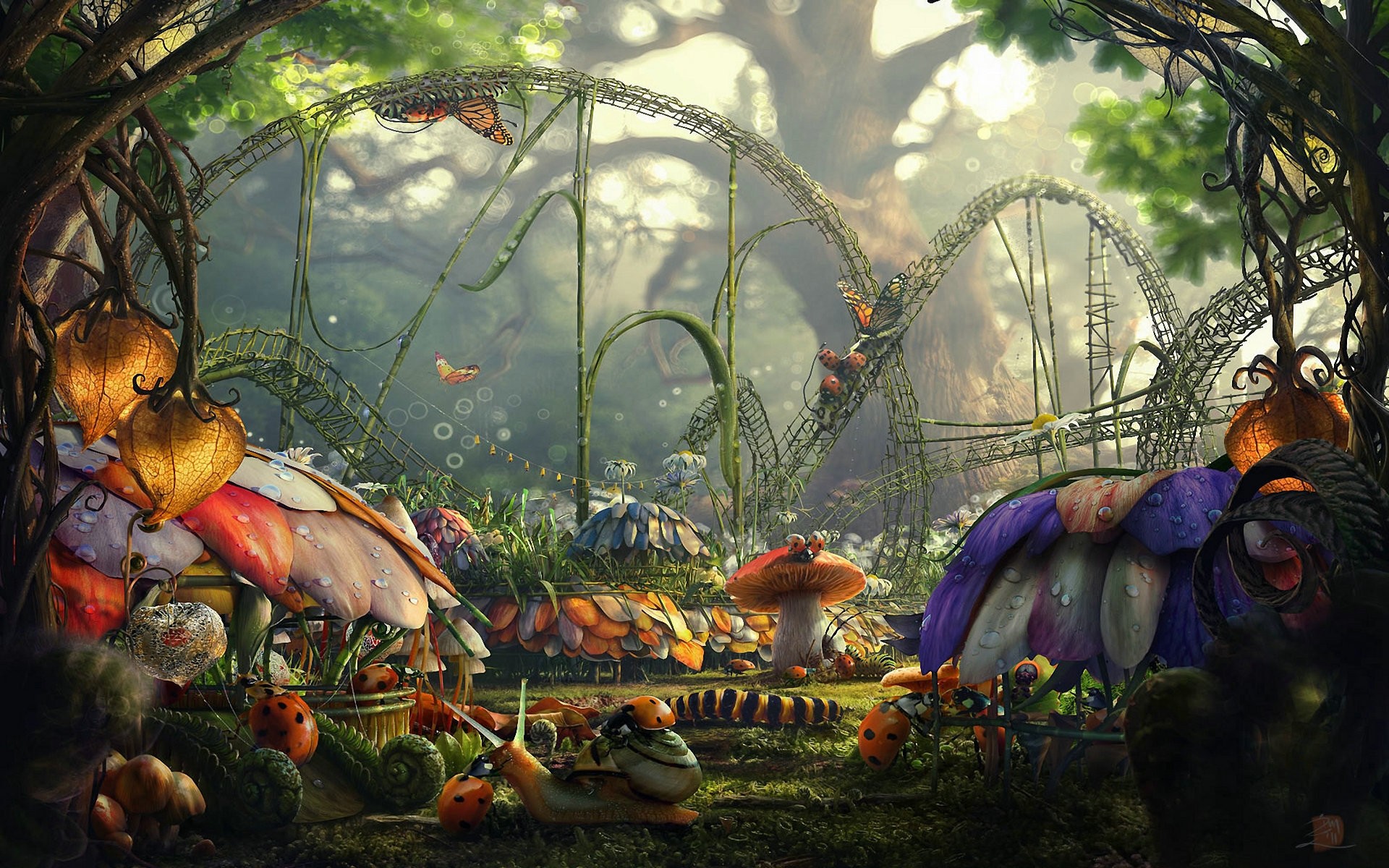 Alice in Wonderland background ·① Download free stunning HD wallpapers for desktop and mobile