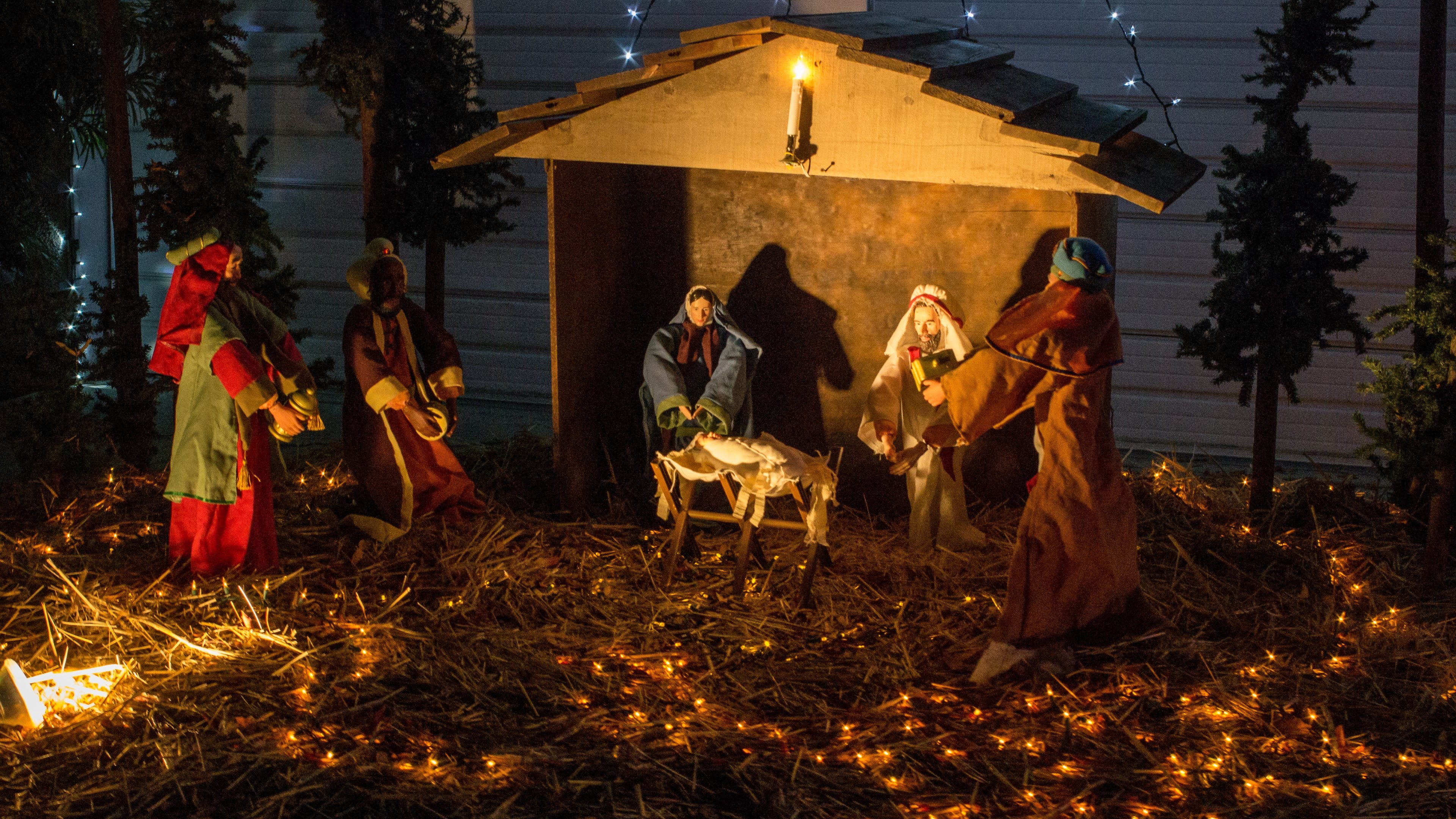 Nativity Scene Background ·① WallpaperTag