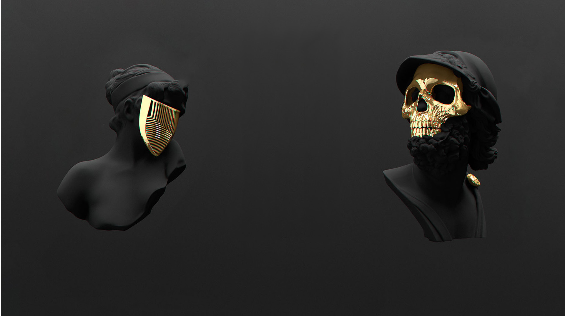 Маска на черном фоне. Черный череп. Золотой череп на черном фоне. Крутые маски.