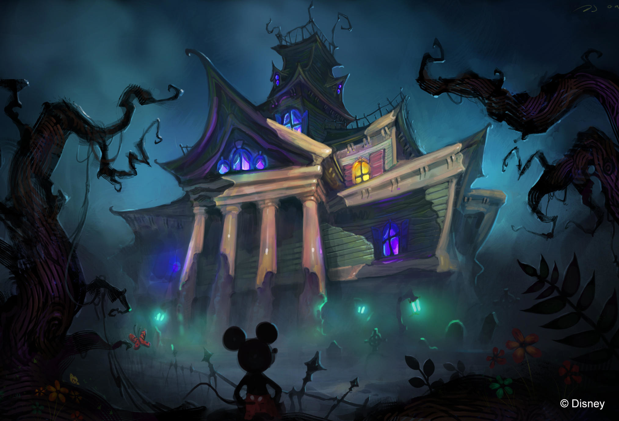 Disney Halloween Backgrounds ·① WallpaperTag