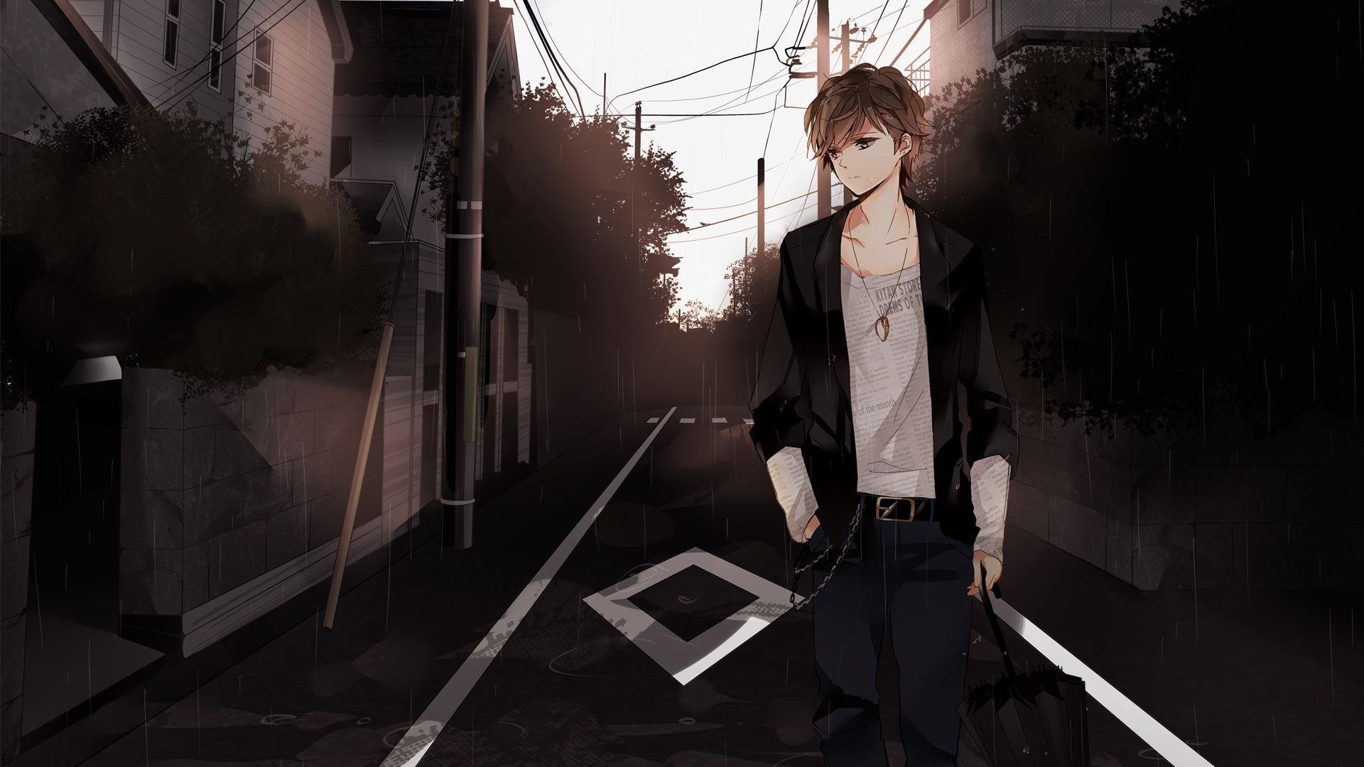 15+ Best New Handsome Alone Sad Anime Boy Wallpaper