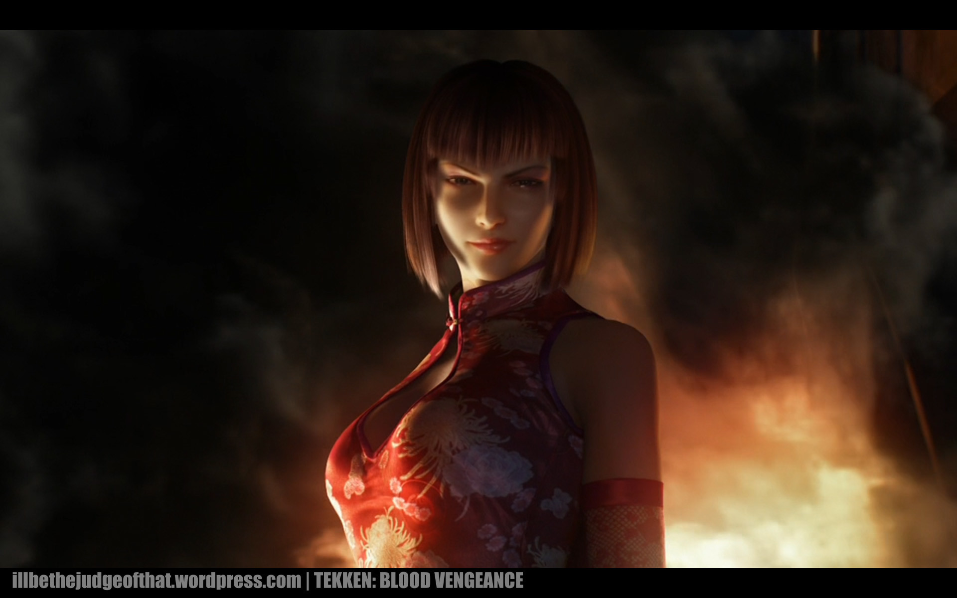 Tekken blood. Anna Williams теккен Кровная месть. Anna Williams Кровная месть.