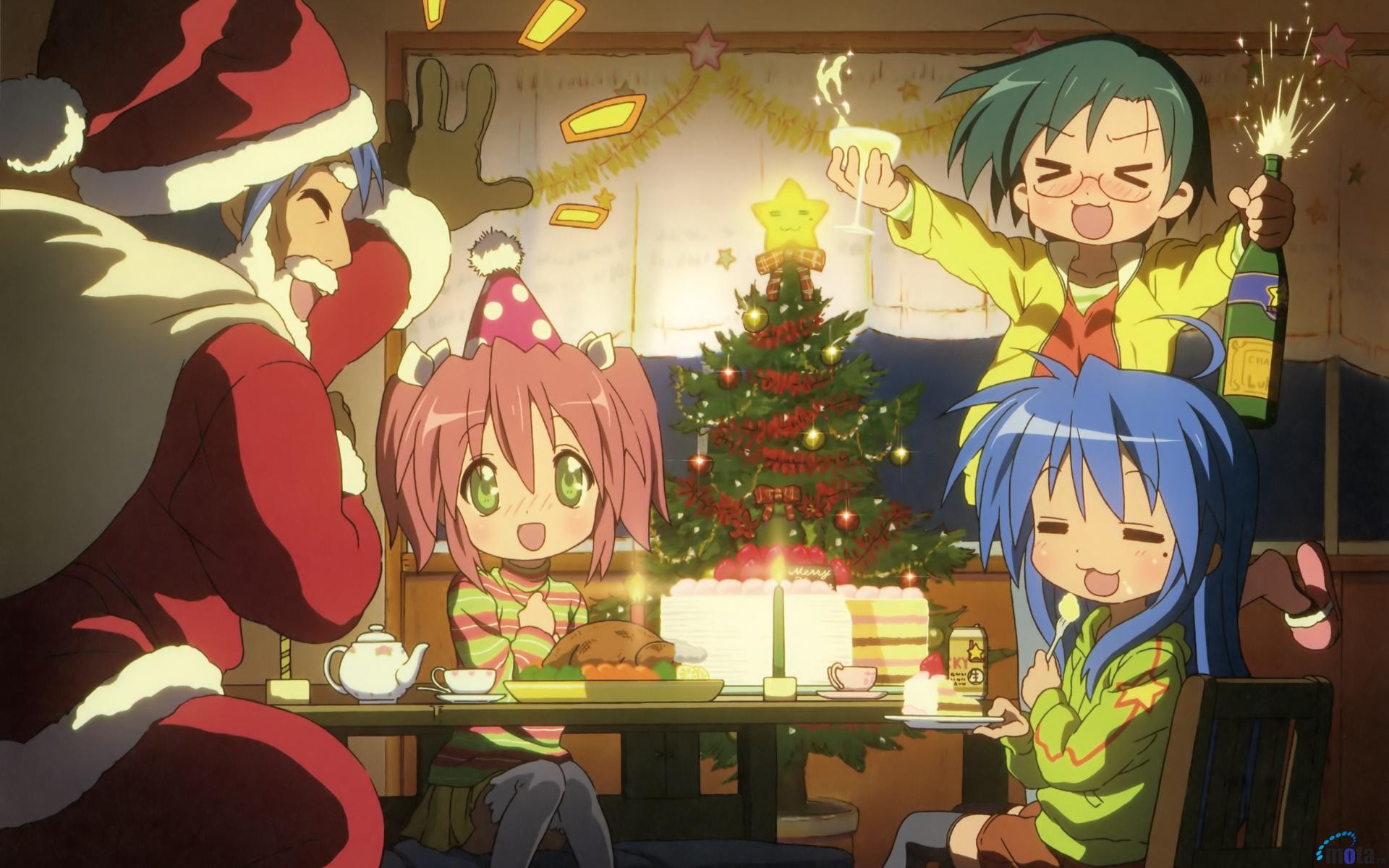 Anime Christmas wallpaper ·① Download free awesome HD ...