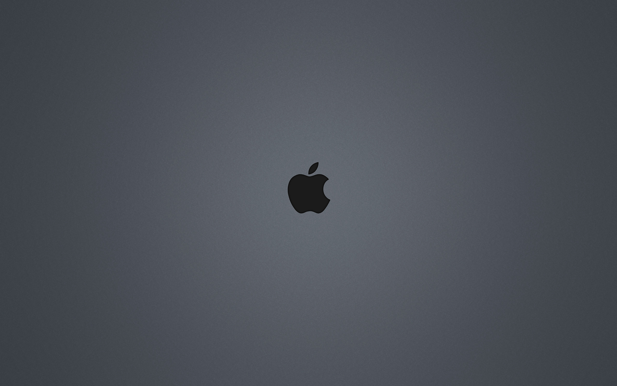 Apple logo, Grey background, Minimalism, Simple, 2K, Windows 11 wallpaper