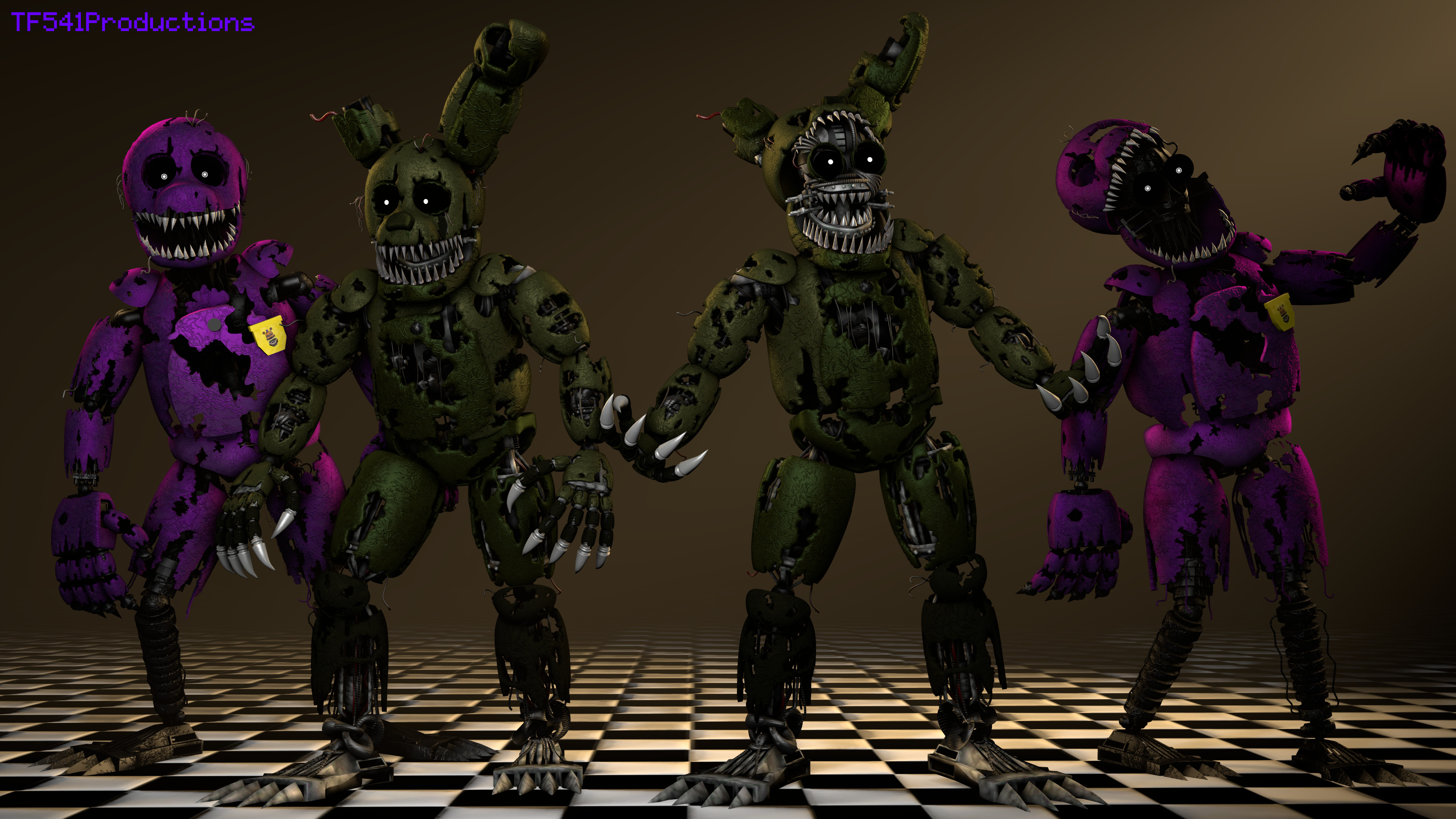 3840x2160 Nightmare Springtrap v1 by TF541Productions on DeviantArt.