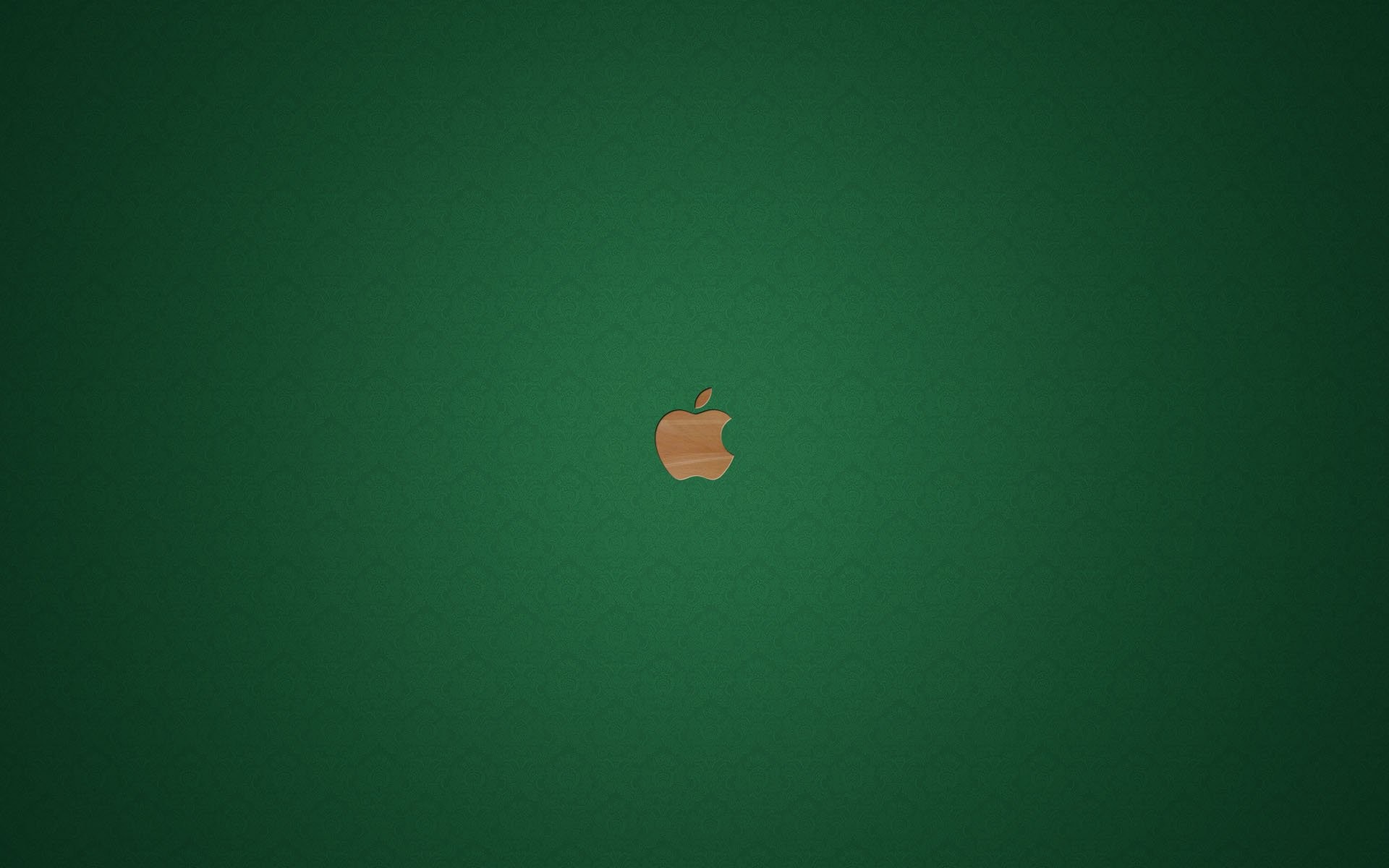 Apple logo, Green background, Minimalist, wallpaper for Mac