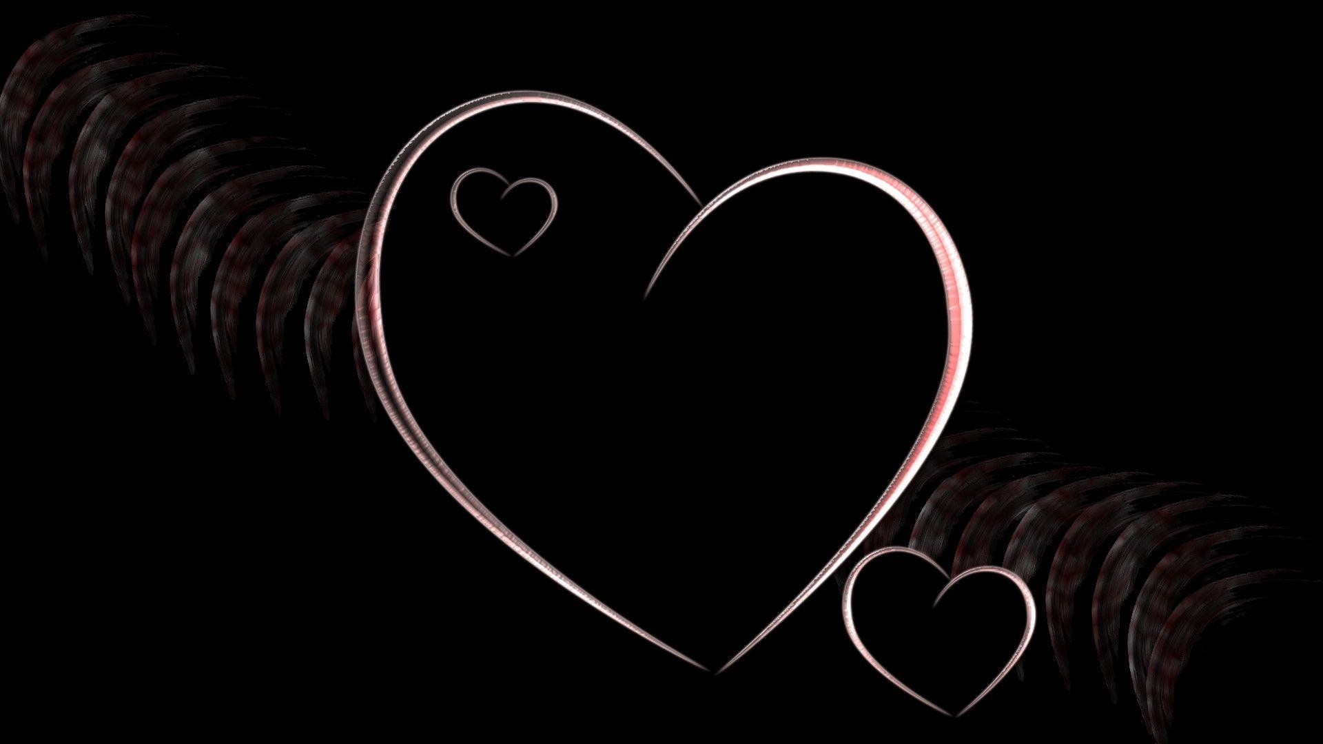 Black and White Hearts Background ·① WallpaperTag