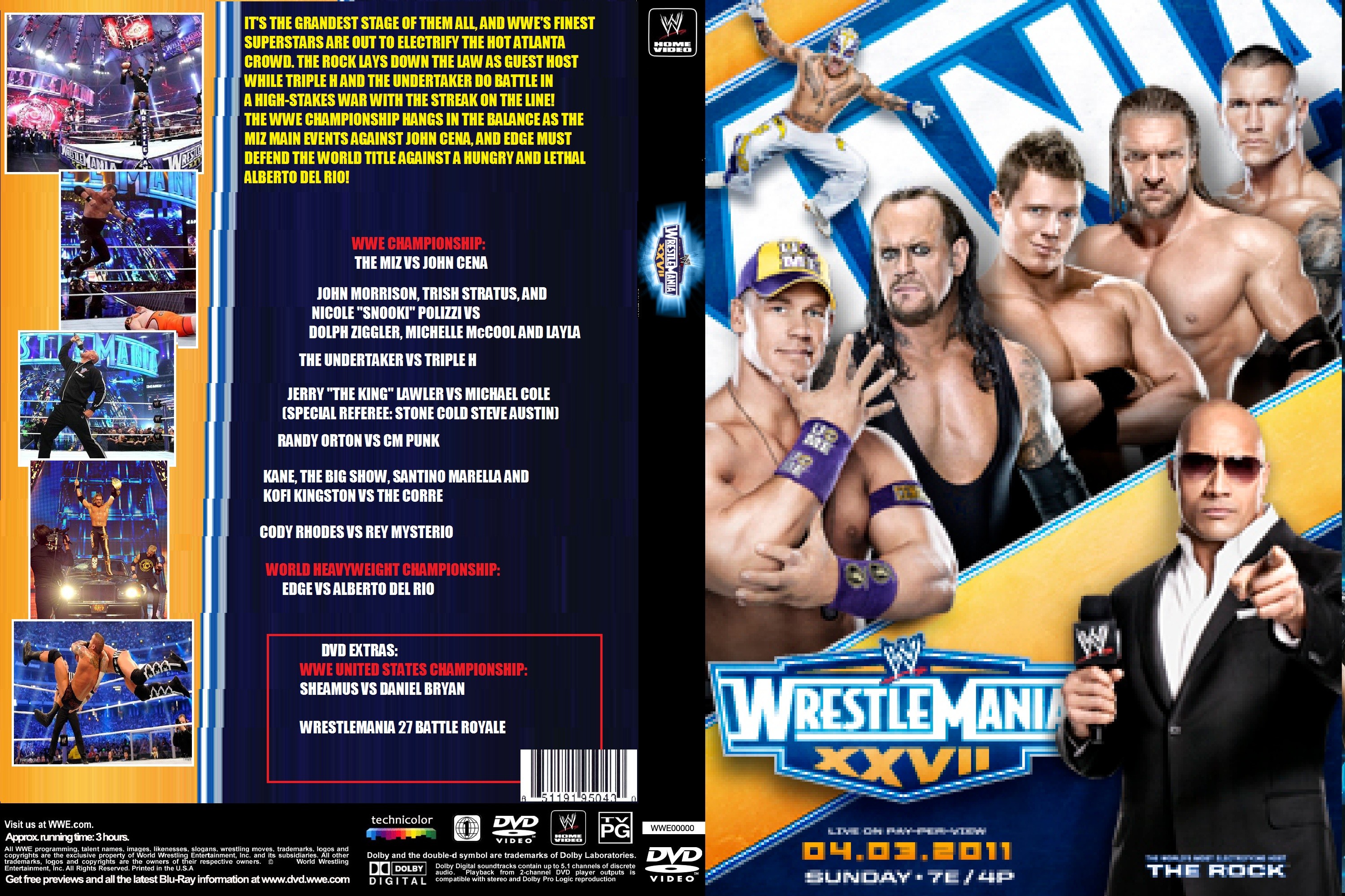 3000x2000 Wrestlemania 27 DVD Cover by ZT4 Wrestlemania 27 DVD Cover by ZT4...