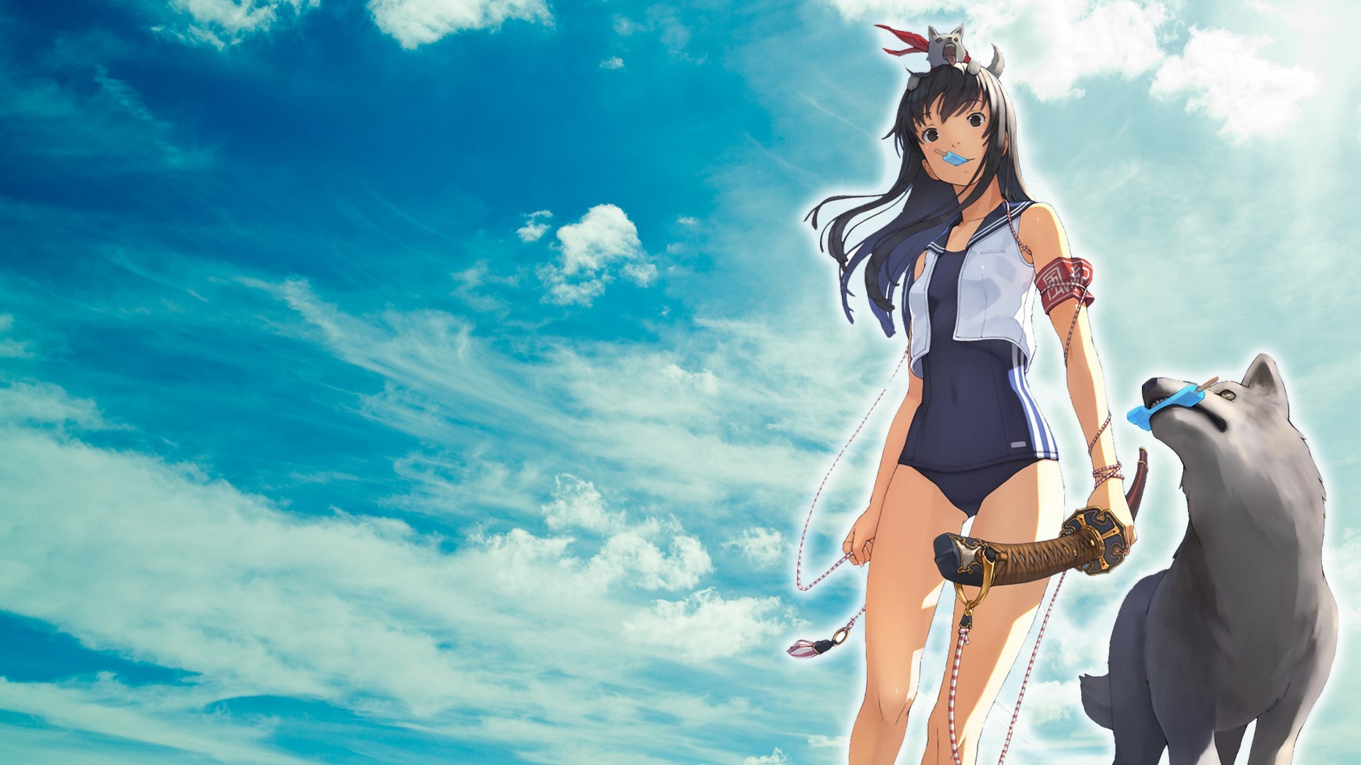 Anime Wolf Wallpaper ·① Anime road to city everlasting summer wallpapers.