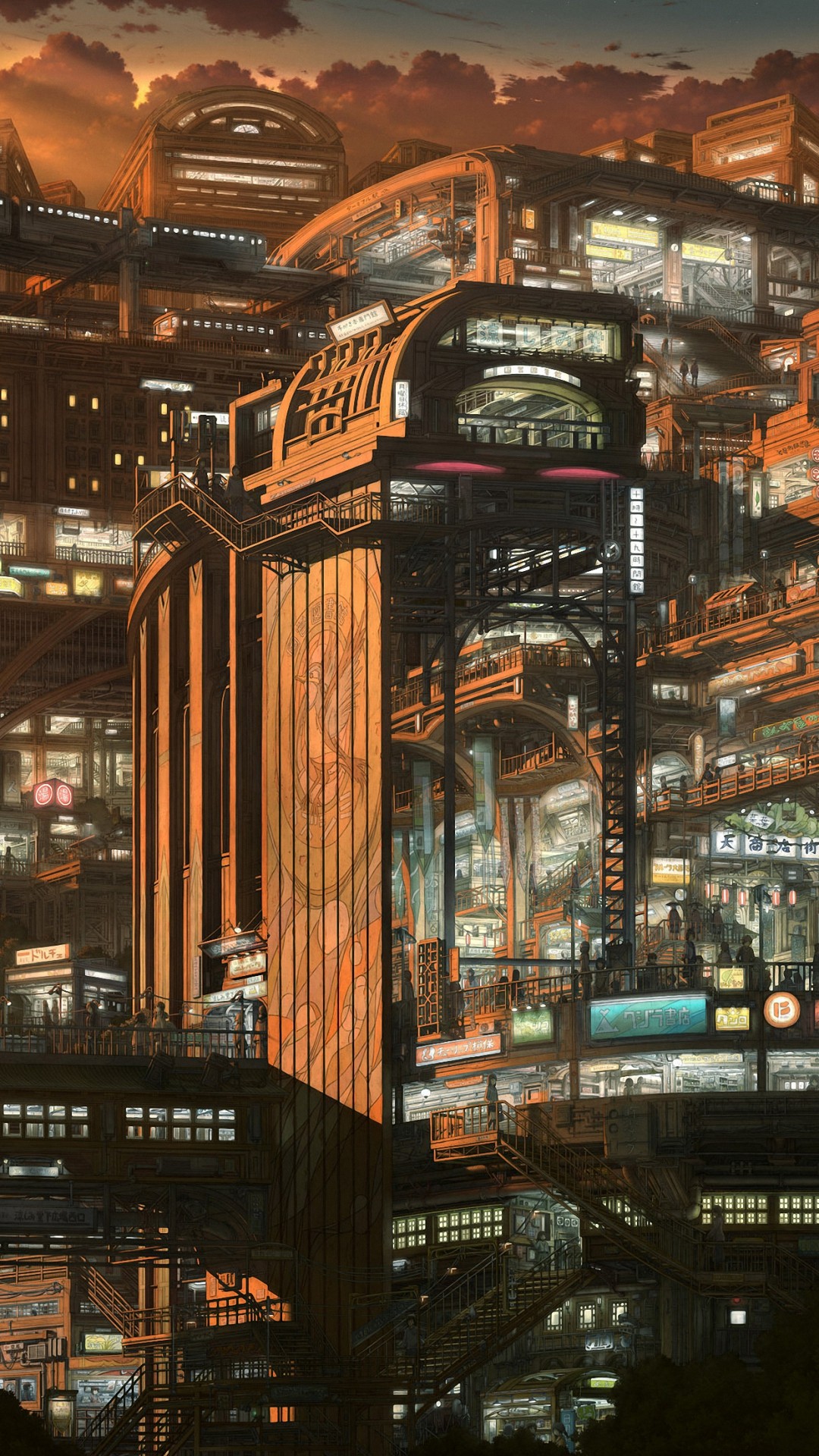  Anime  City wallpaper    Download free beautiful wallpapers  