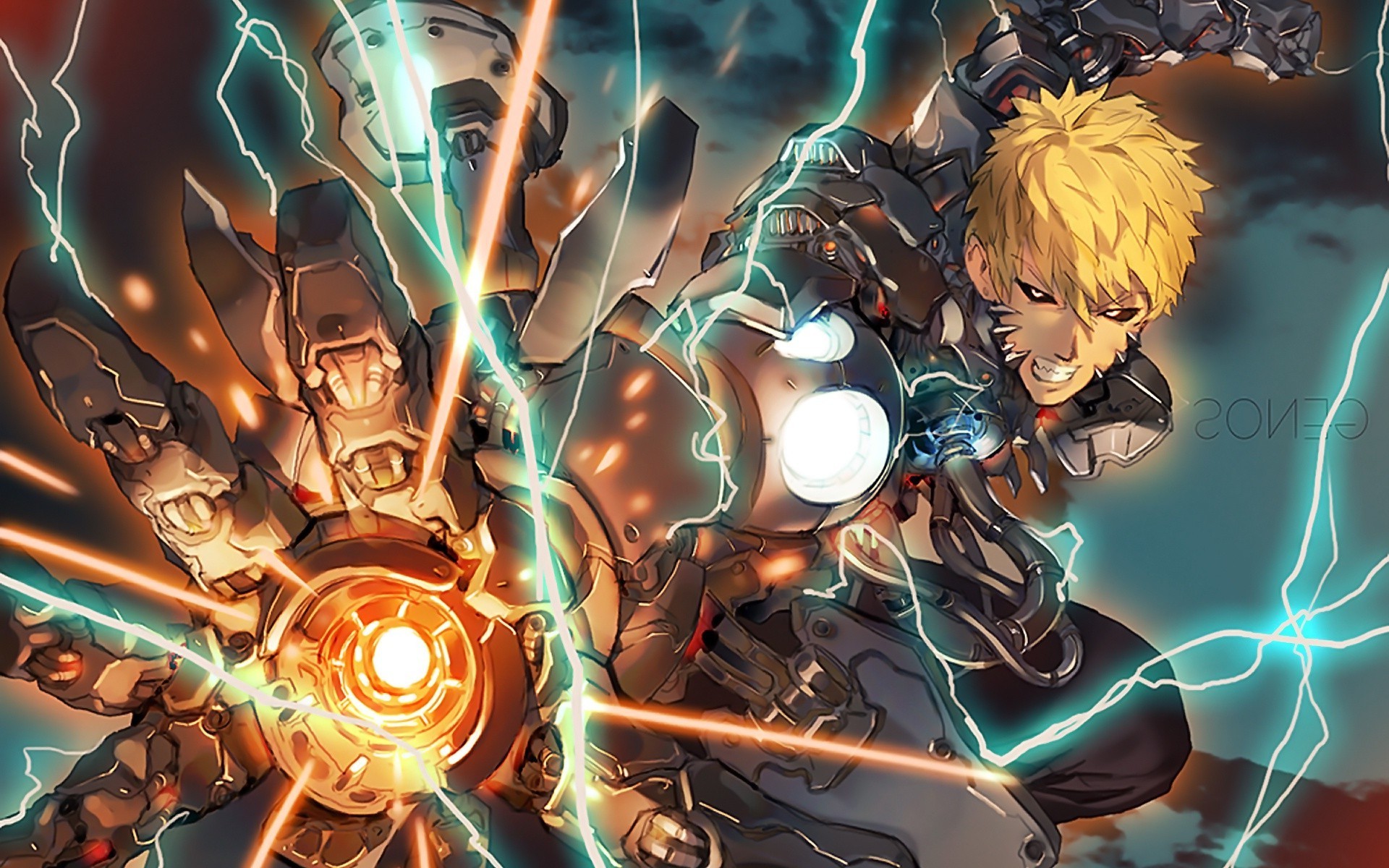 One Punch Man Genos wallpaper ·① Download free backgrounds ...