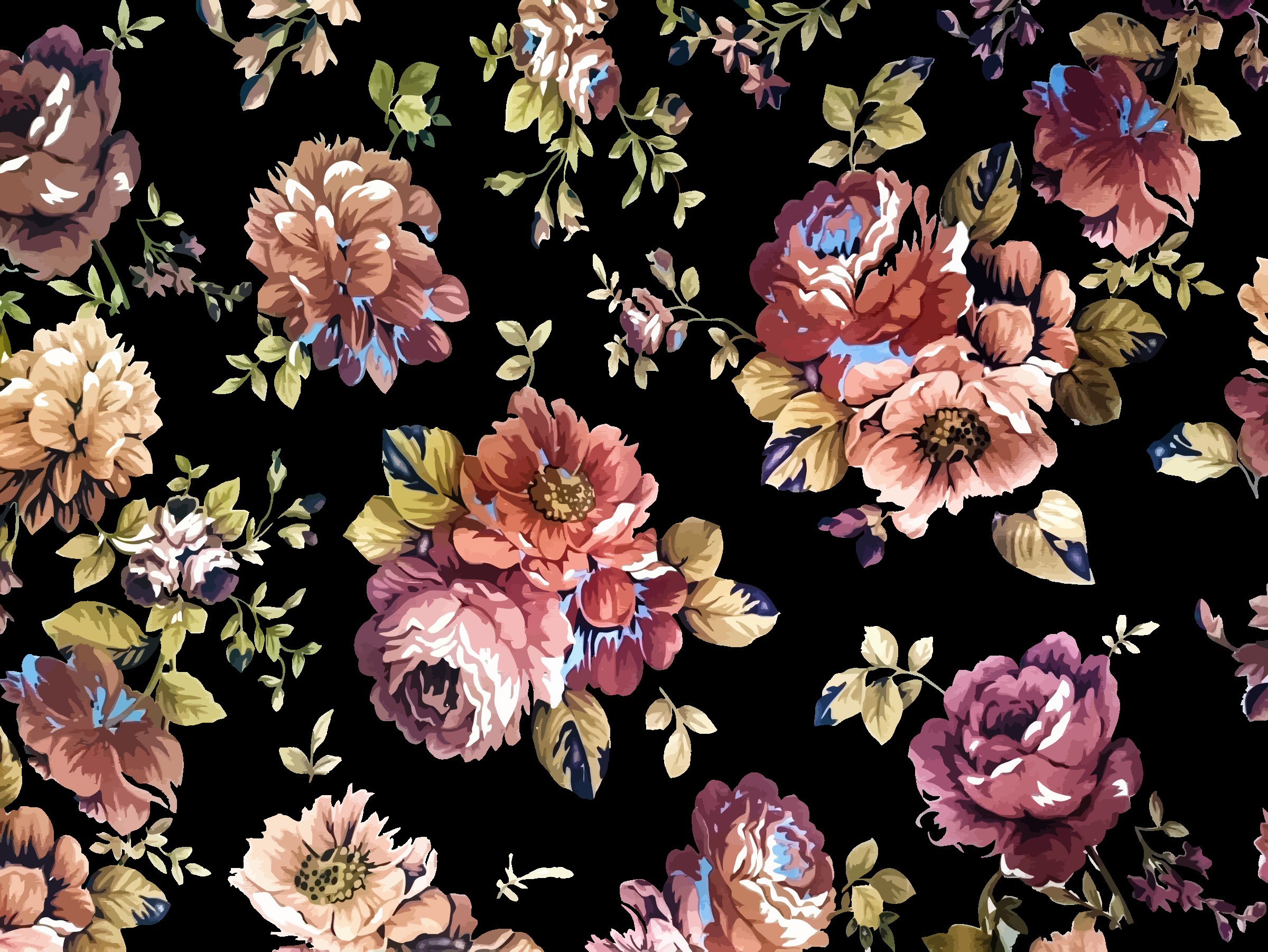 Vintage Floral background ·① Download free cool full HD backgrounds for