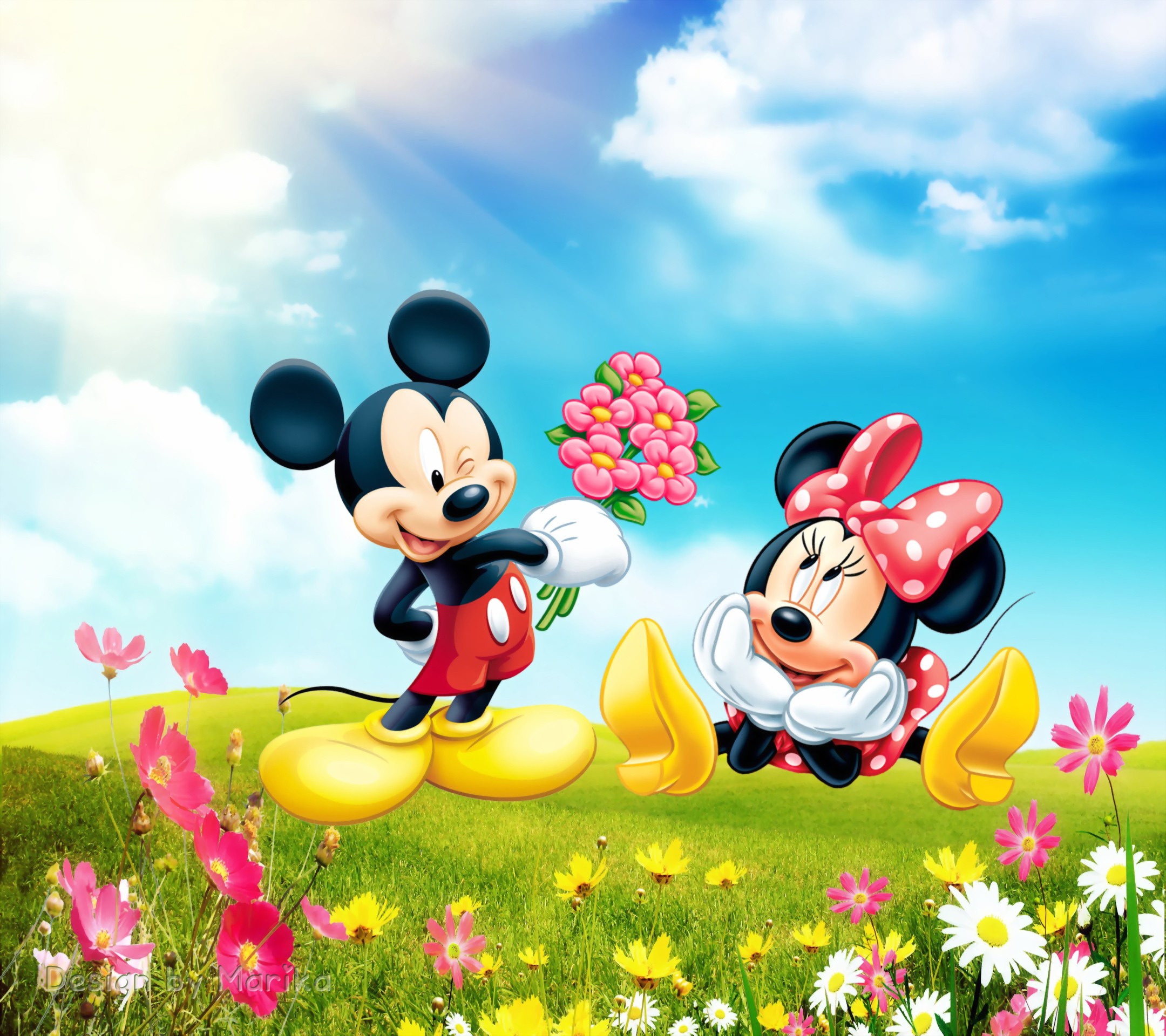 Mickey Mouse background ·① Download free wallpapers for desktop and