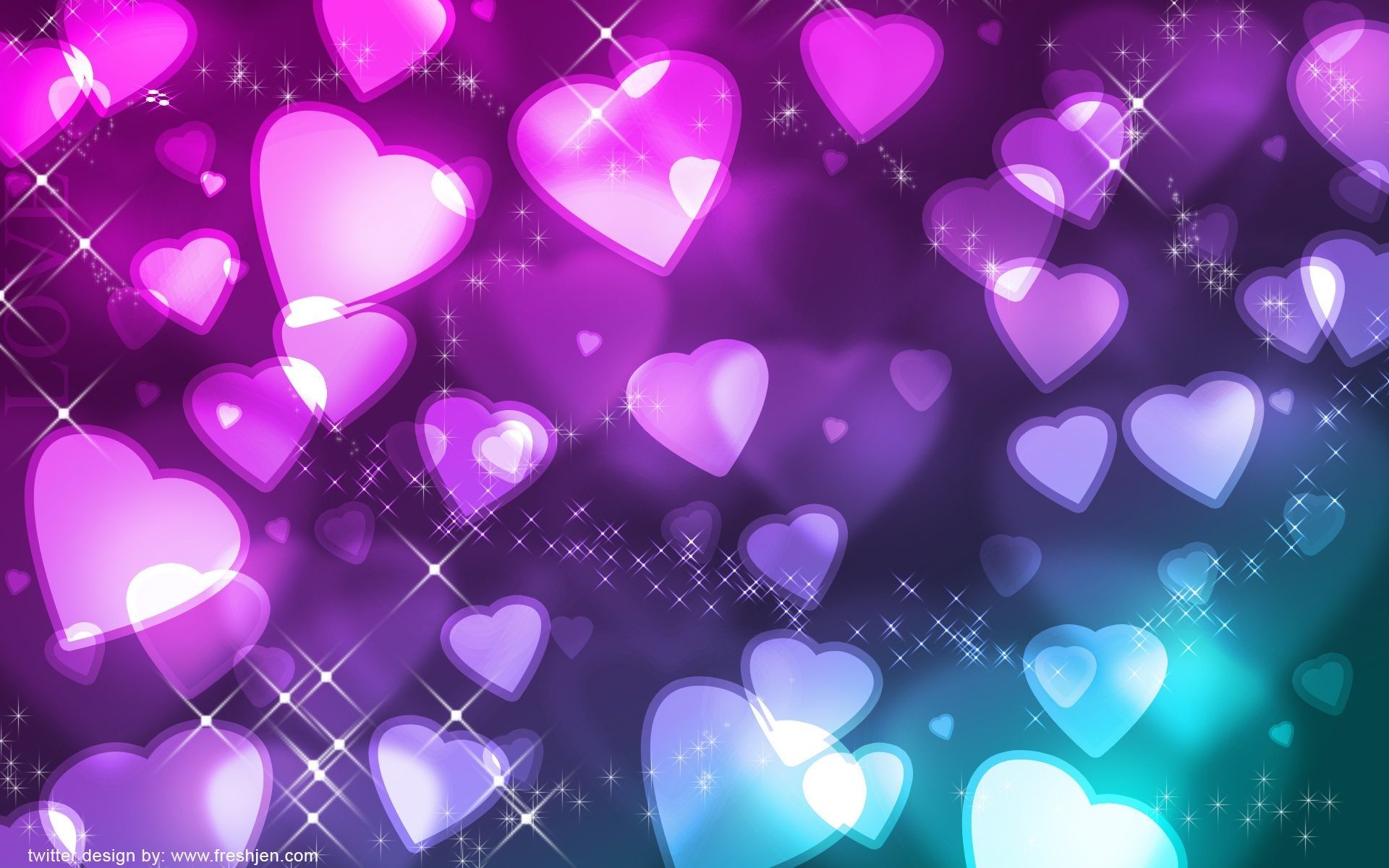 Purple Hearts Background ·① WallpaperTag