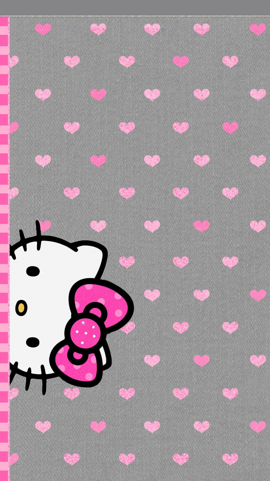 Hello Kitty Wallpaper Pink and Black \u00b7\u2460