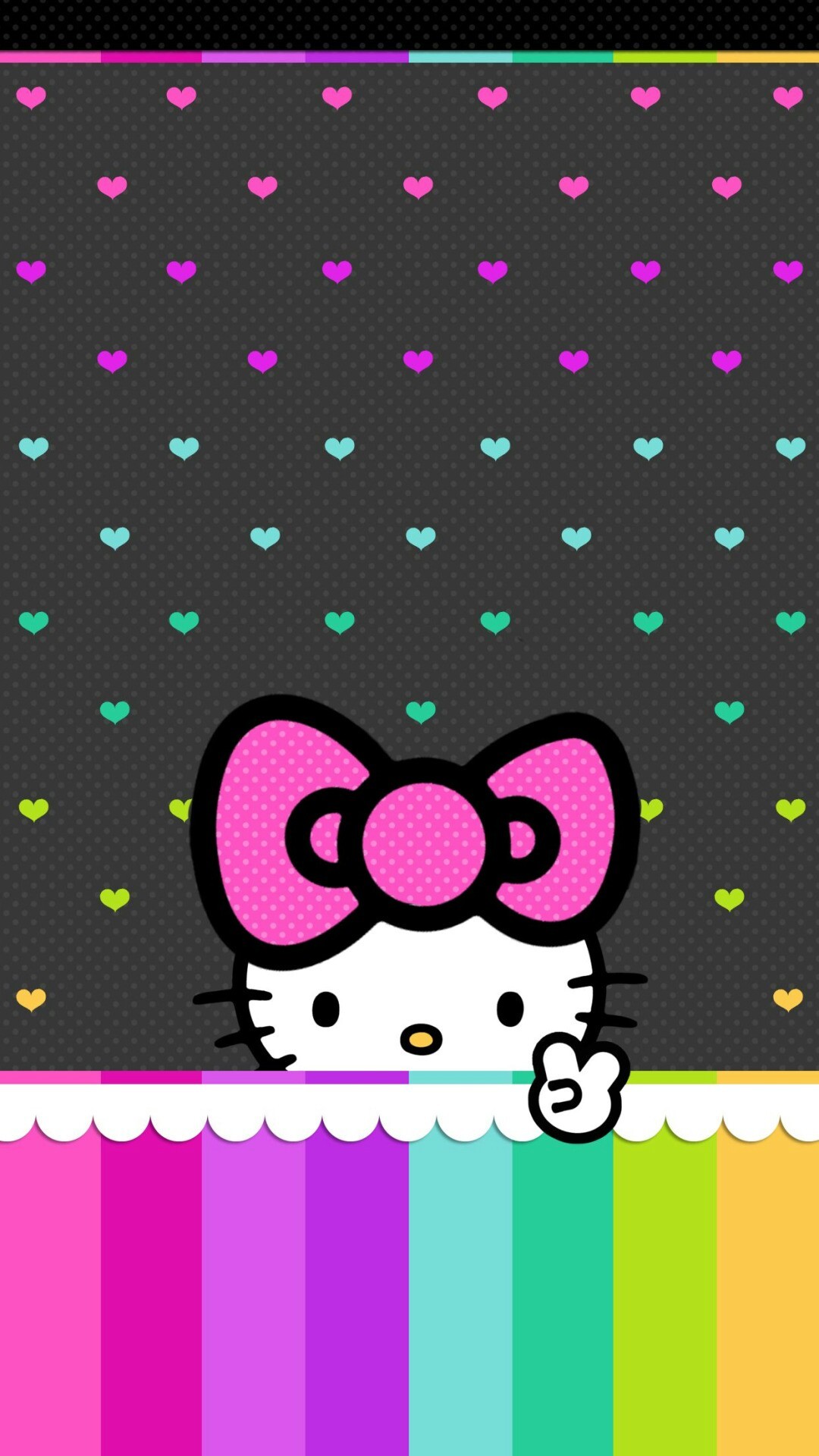  Black  Hello  Kitty  Background    WallpaperTag