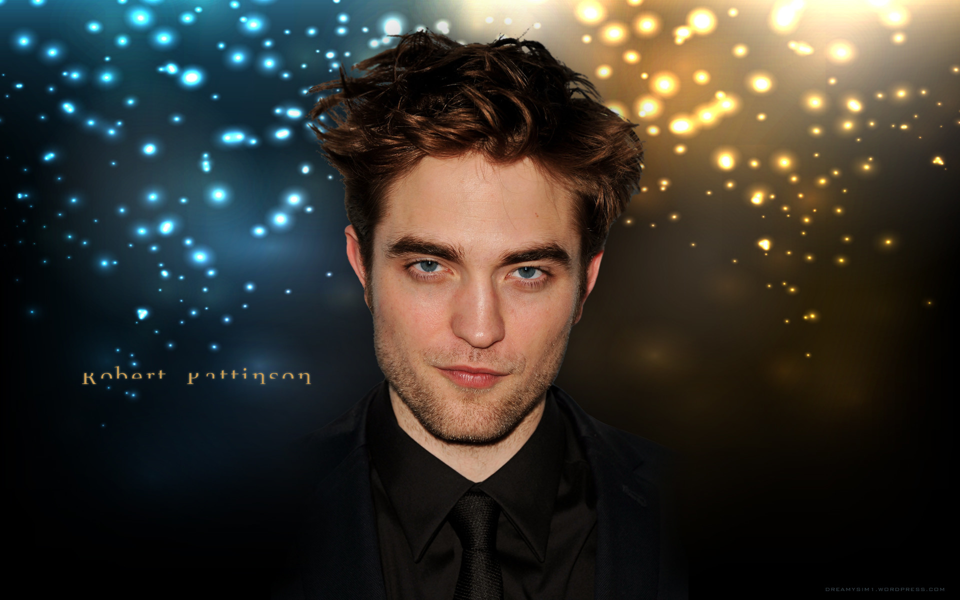 Robert Pattinson, Sparkles, Portrait, 1920x1200, MacBook Pro wallpaper