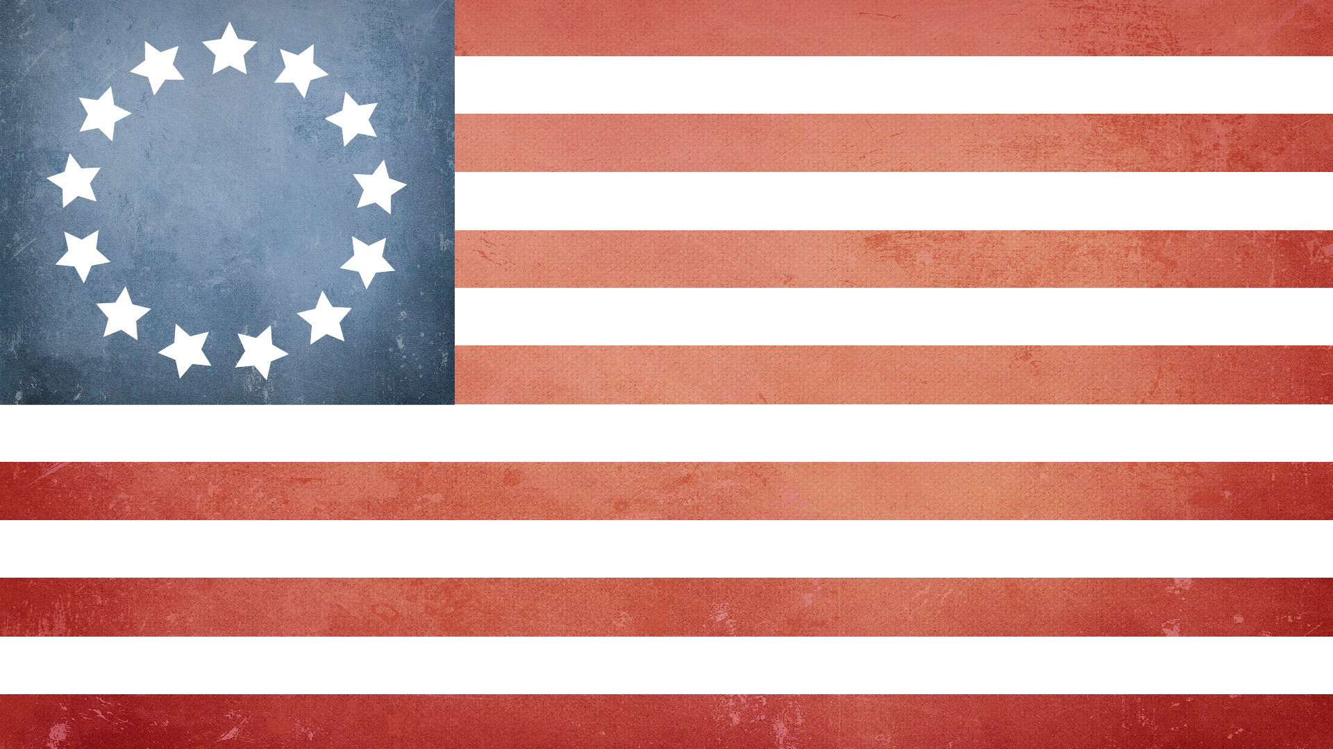 Betsy Ross flag, American flag, 13 stars, Faded, Full HD desktop wallpaper