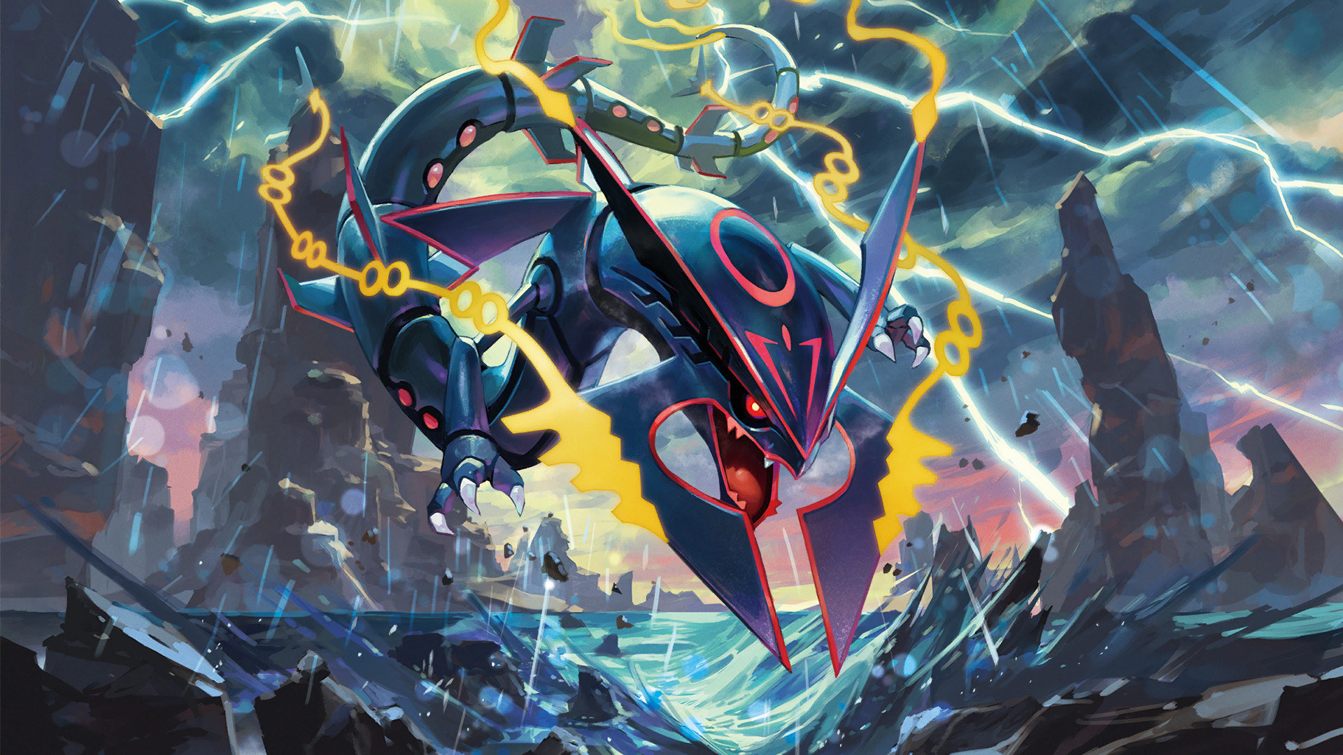 Pokemon Wallpaper Rayquaza ·①