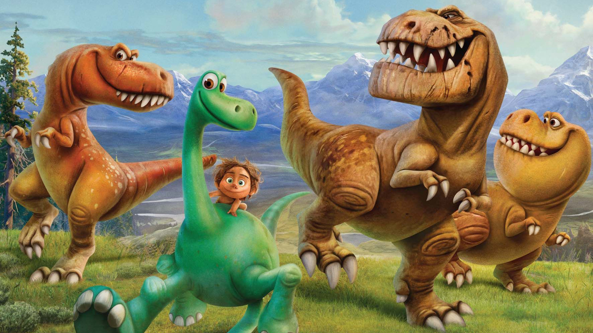 Динозаврами 2015. Хороший динозавр семья Арло. Хороший динозавр Тираннозавр. Тирекс из мультика хороший динозавр.