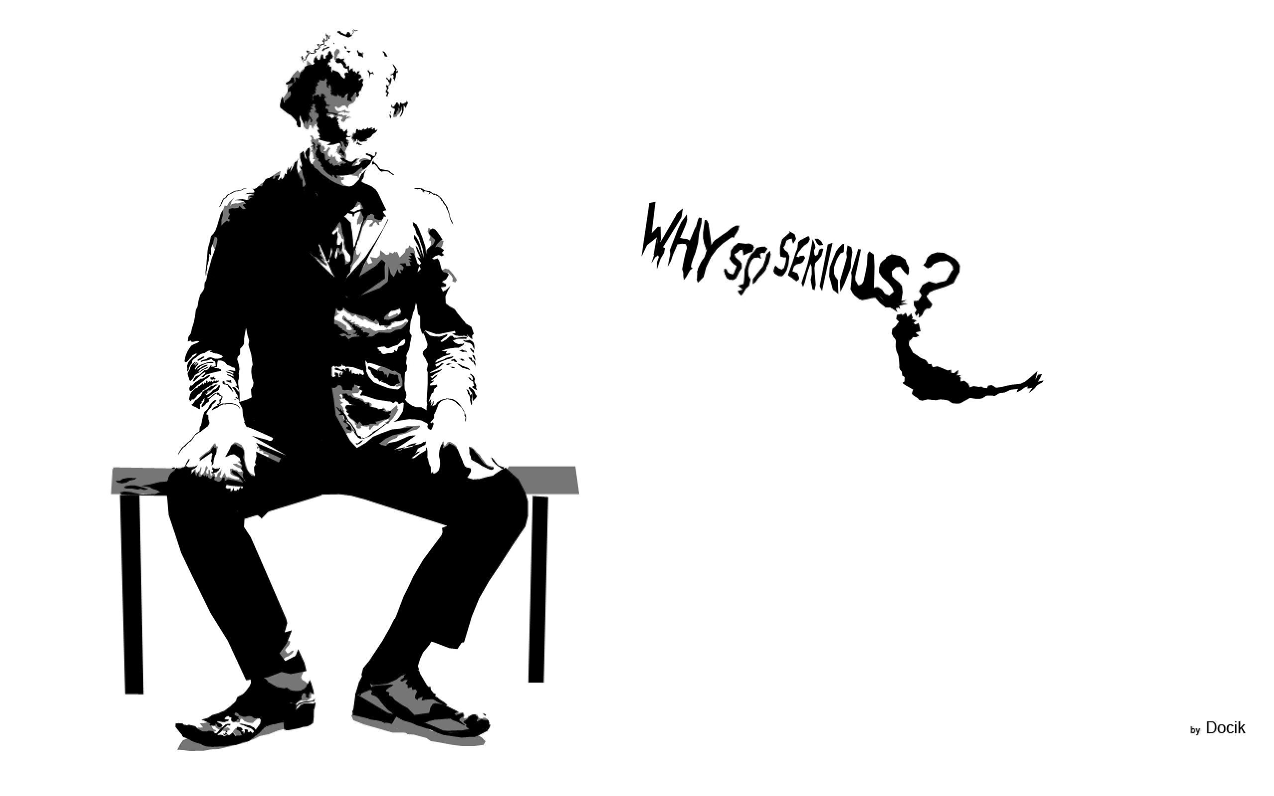 Joker Why So Serious Wallpaper ① Wallpapertag