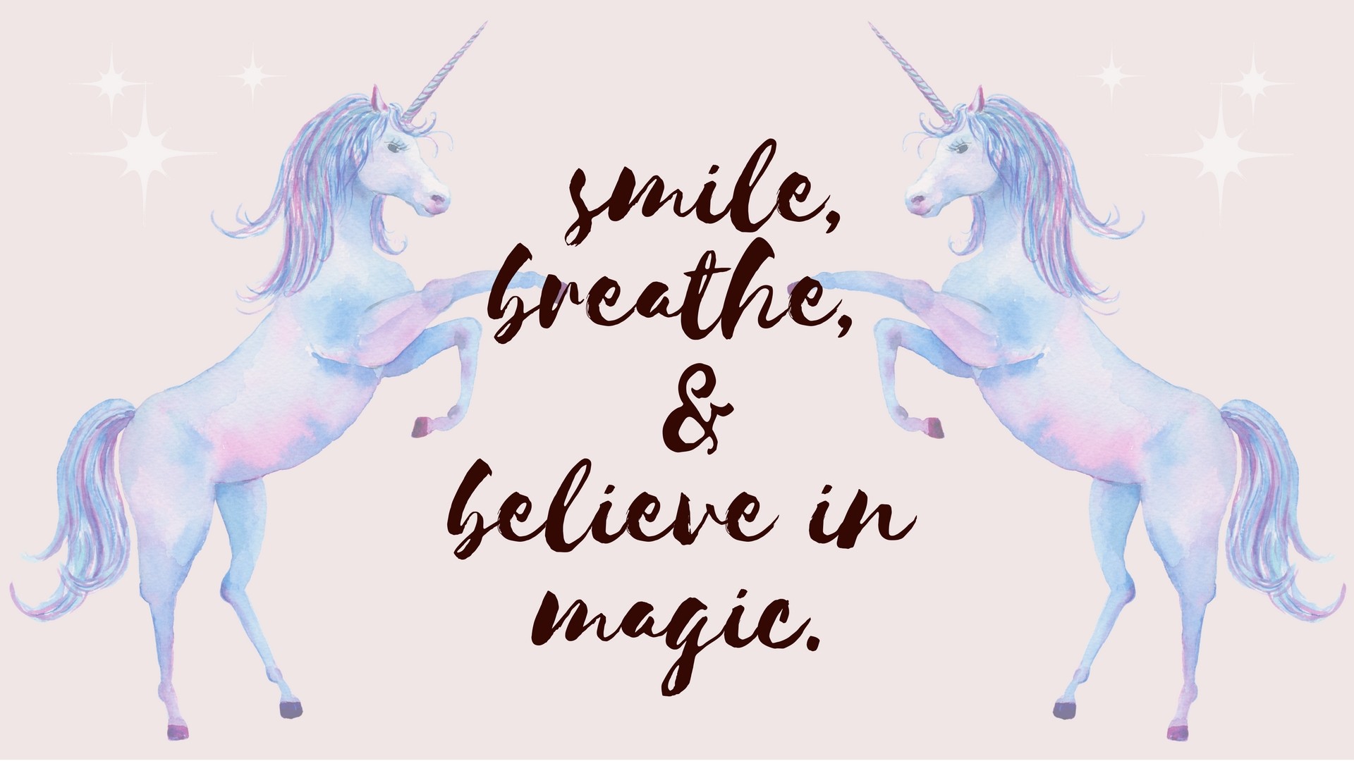 I Believe in Unicorns! Printable Watercolor - TINSELBOX