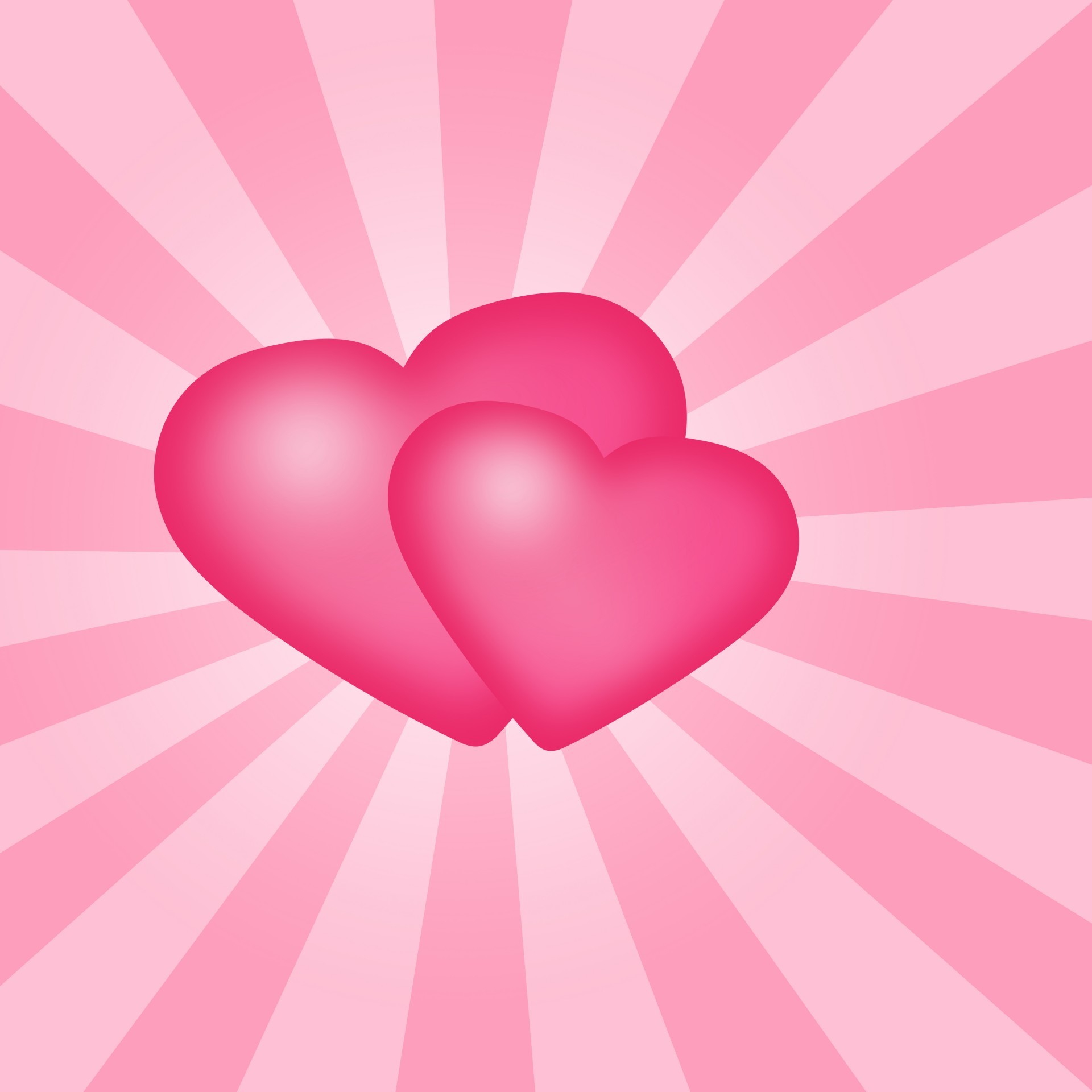 Pink Hearts Background ·① WallpaperTag