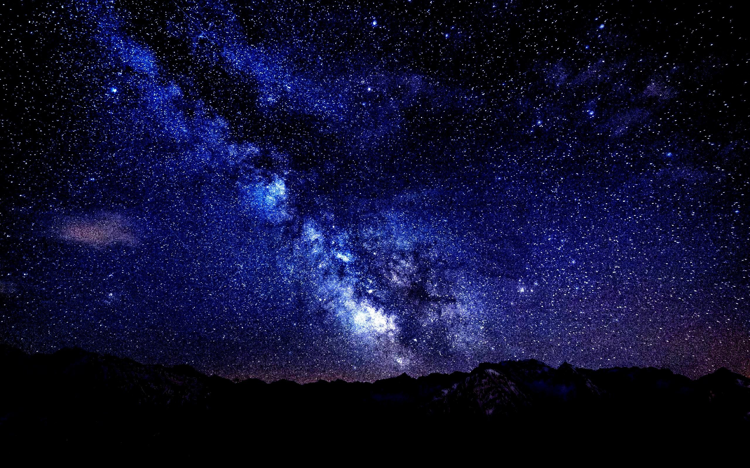 Night Sky Stars Wallpaper WallpaperTag