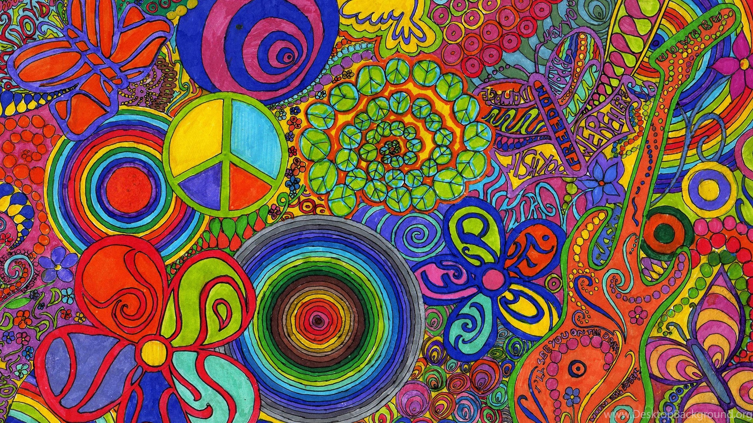 Hippie Background ·① WallpaperTag