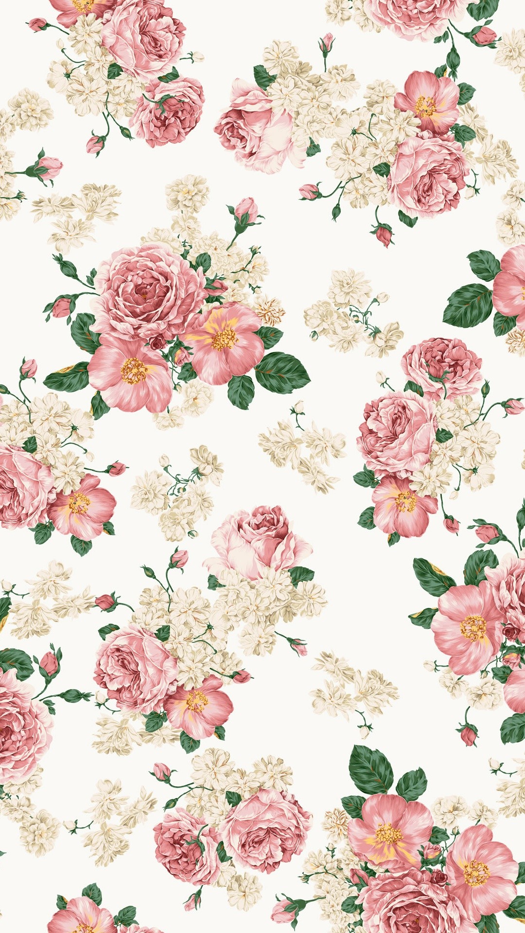 Vintage Floral wallpaper ·① Download free cool High ...