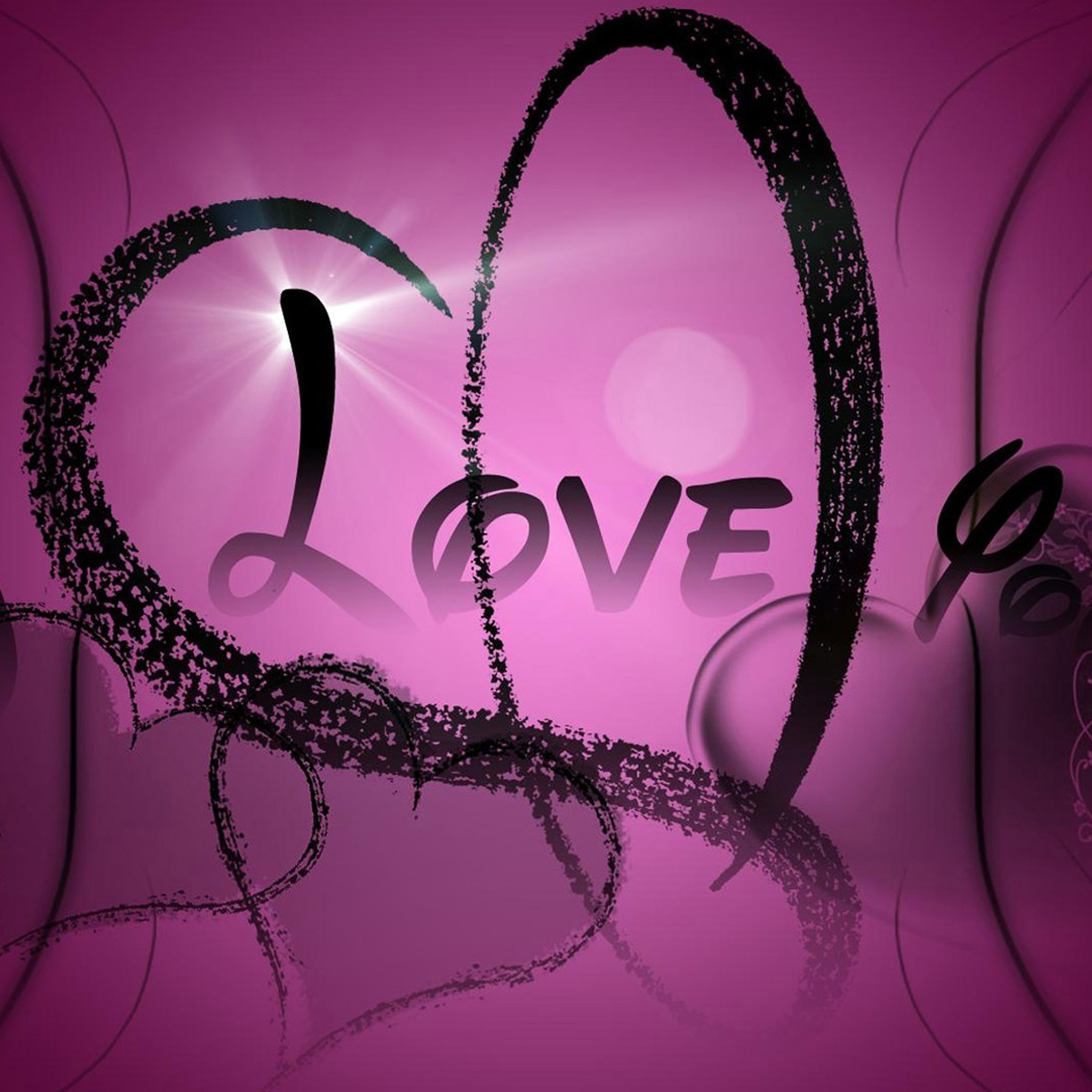 Gambar Wallpaper Love Pink