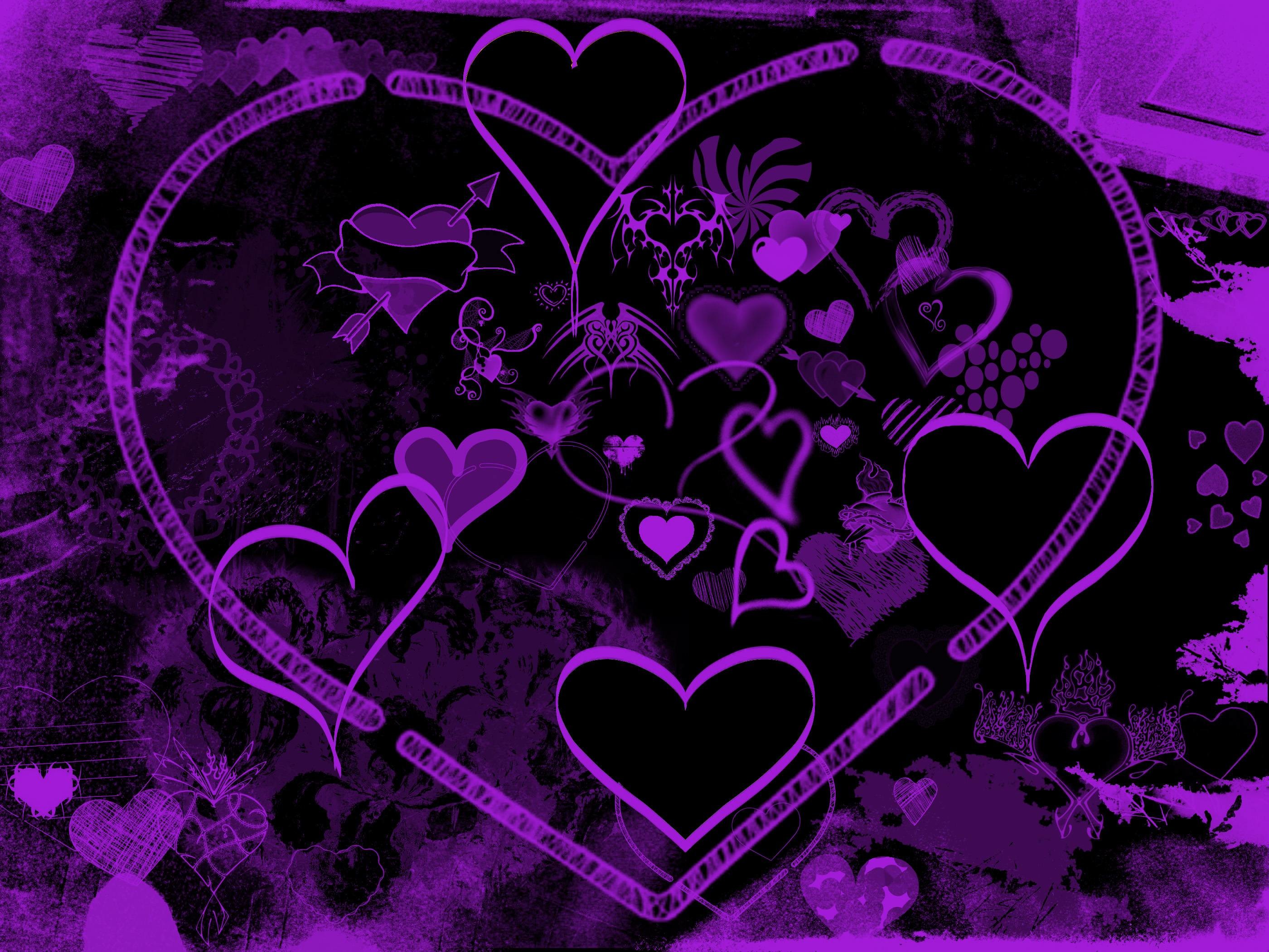 Purple Hearts Wallpaper ·① WallpaperTag