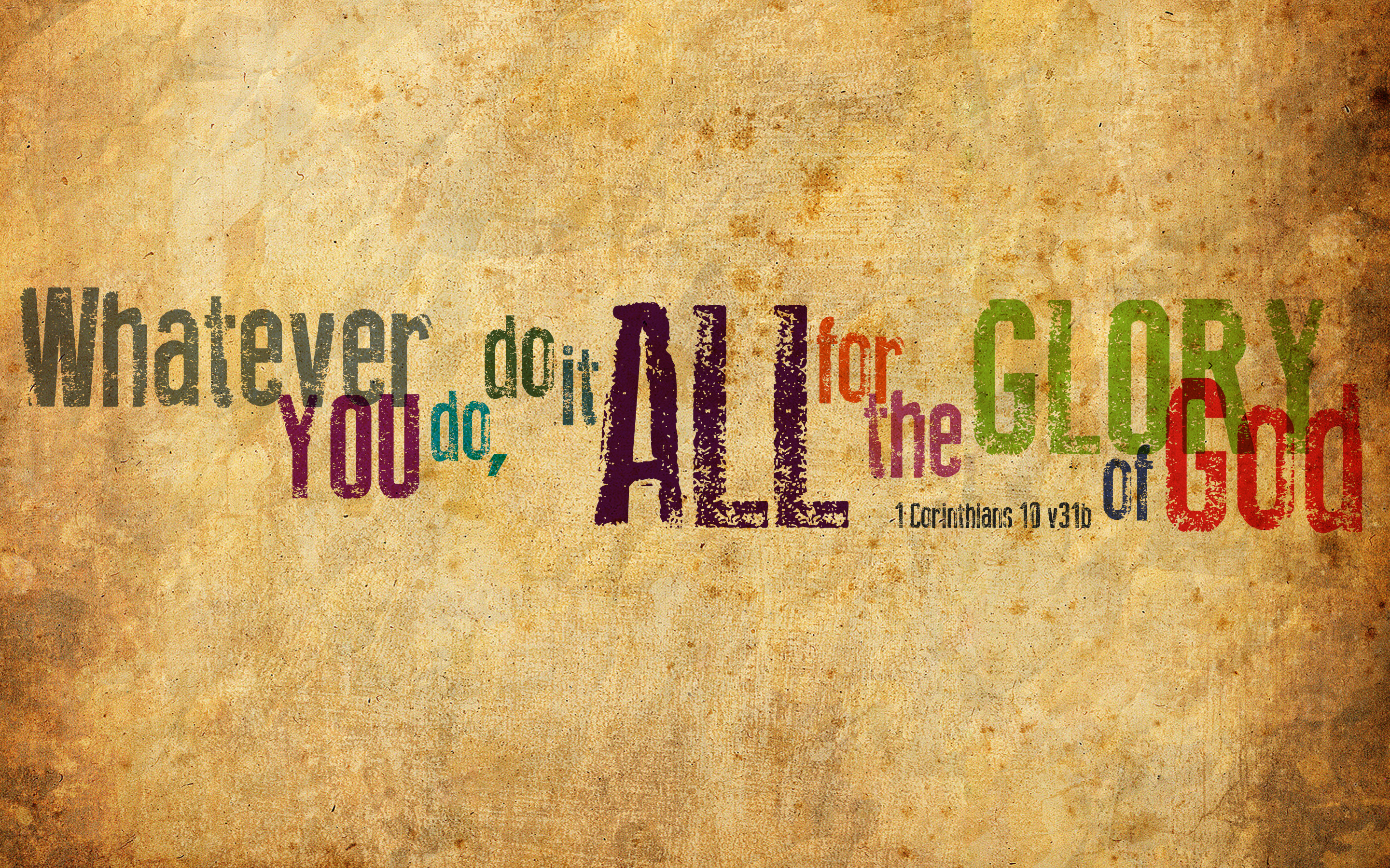 Christian Wallpaper with Scripture ·①