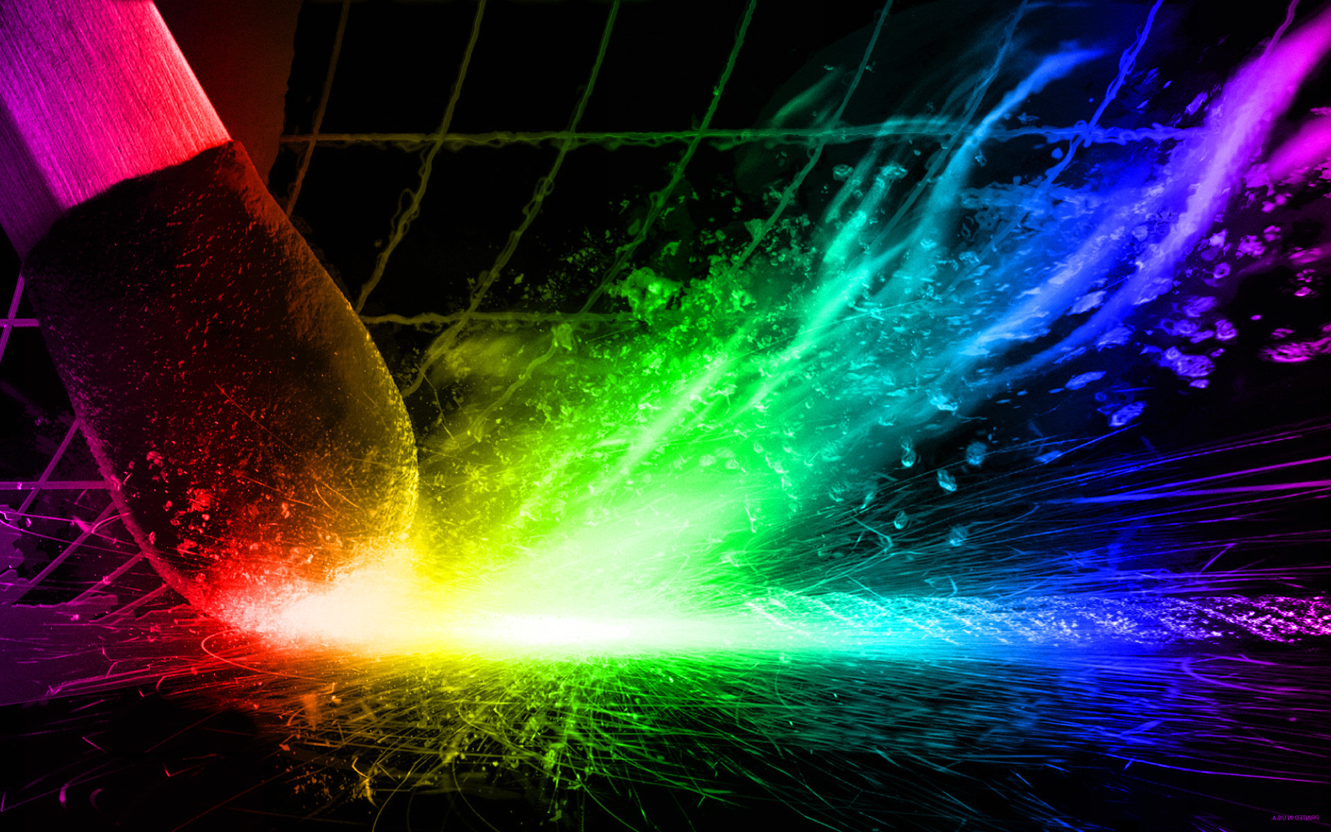 Neon Rainbow Background Designs WallpaperTag