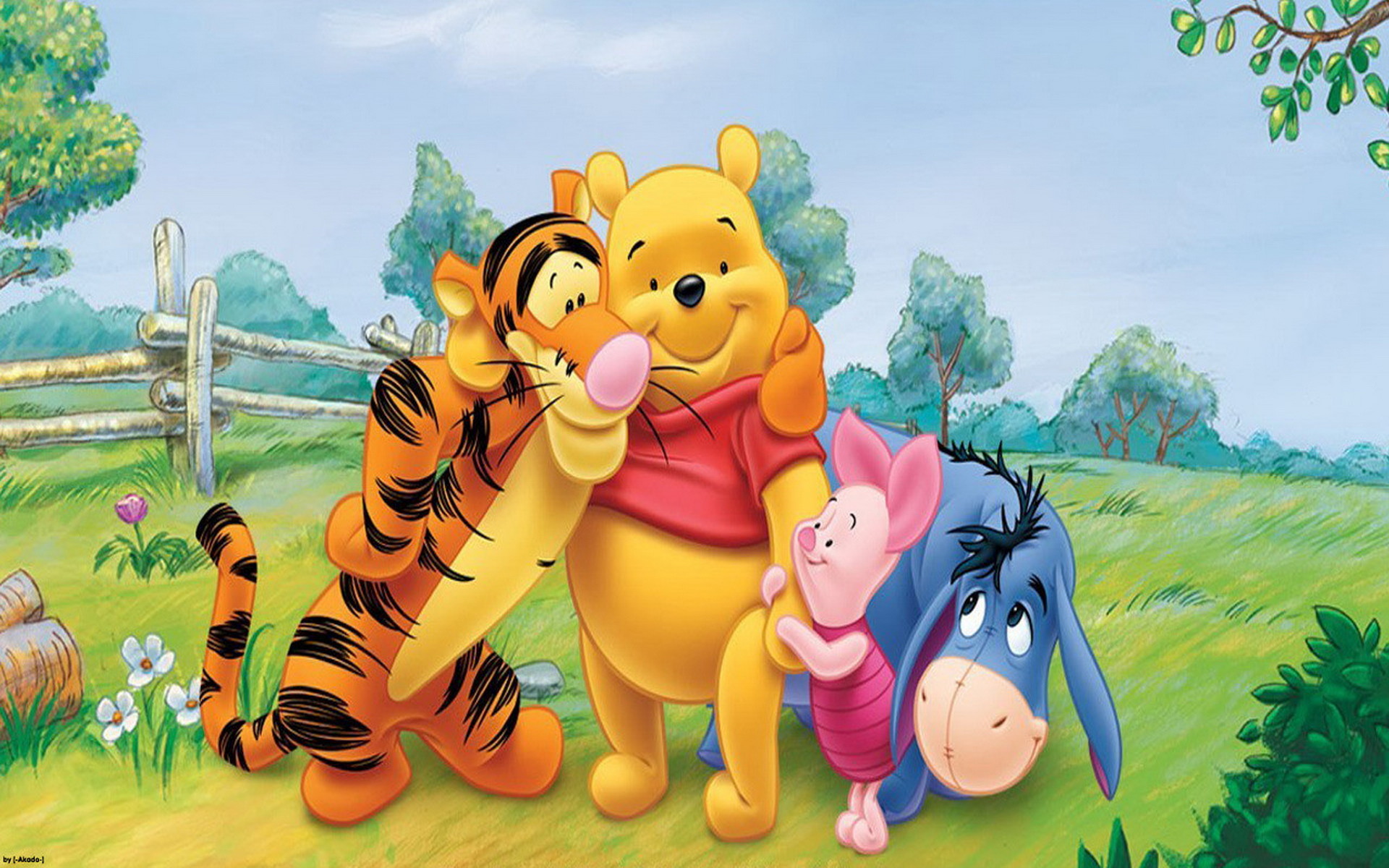 Download 600 Background Power Point Winnie The Pooh Paling Keren