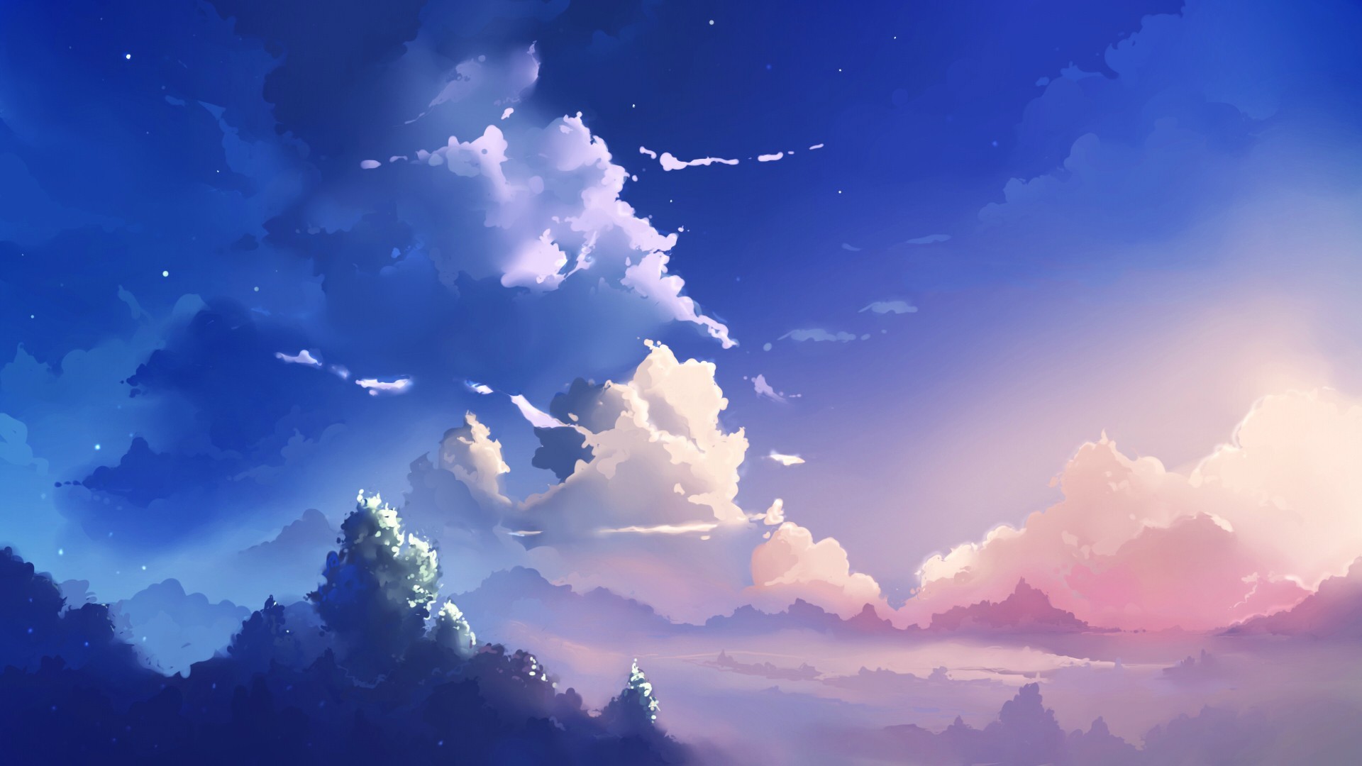 anime landscape wallpaper 1080p