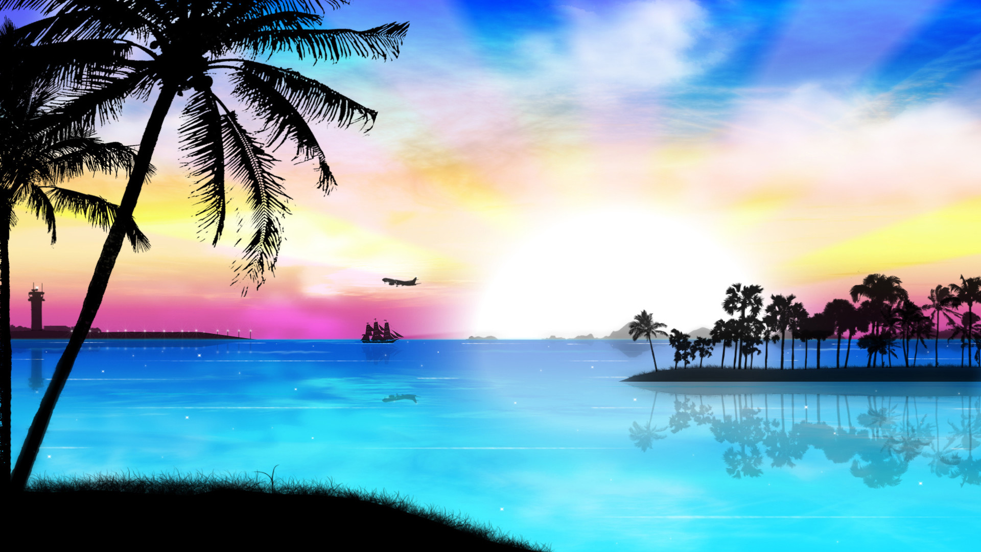 Beach Paradise Wallpaper ·① Wallpapertag