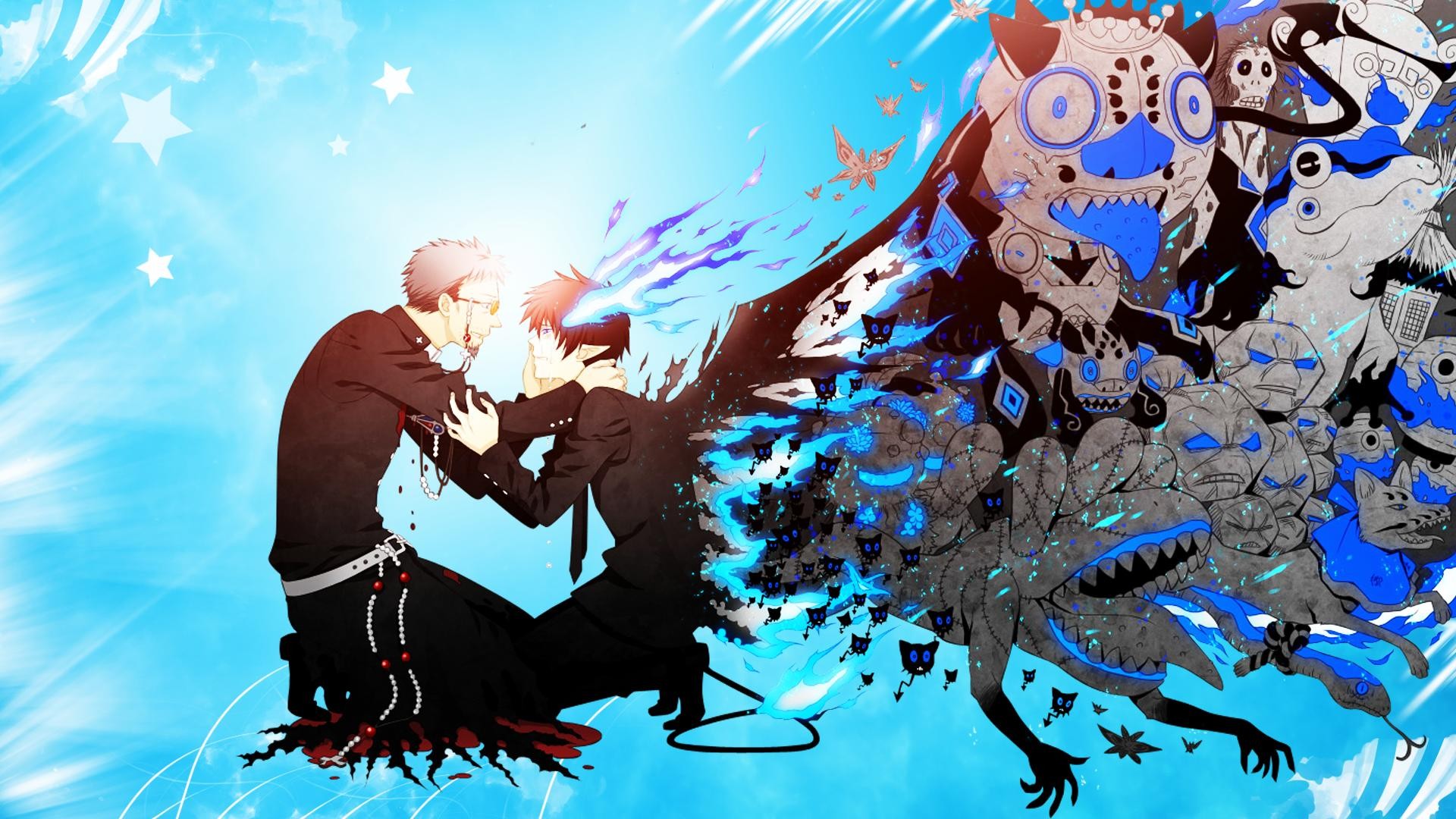 You can also upload and share your favorite blue exorcist wallpapers. 