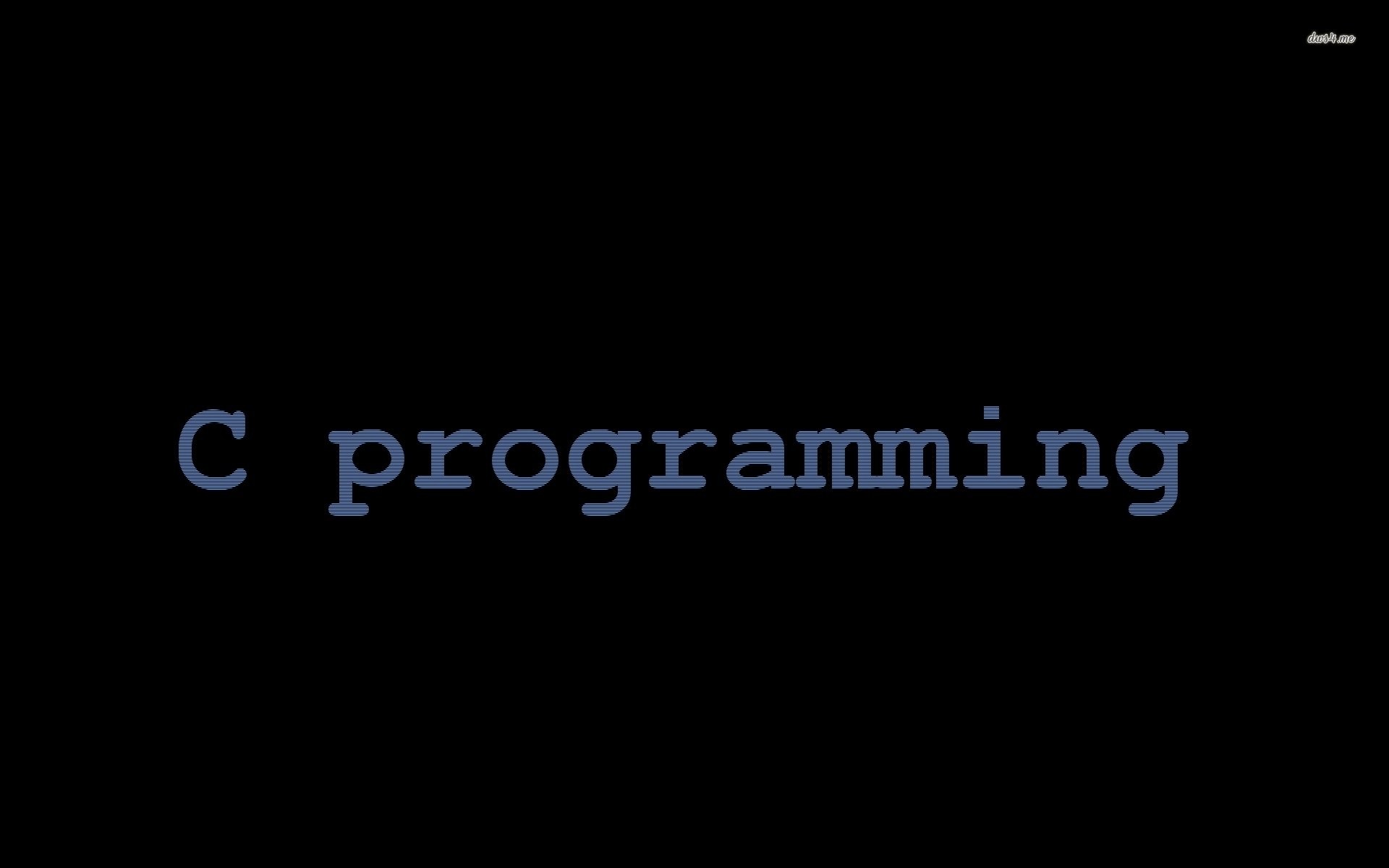 C Computer programming language