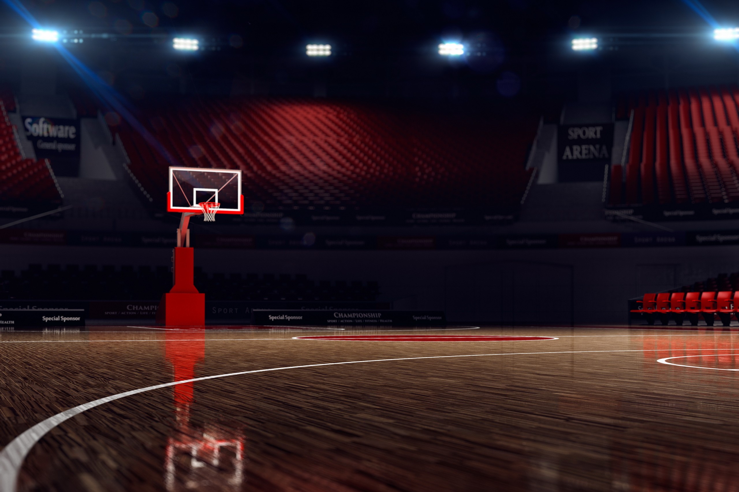 Basketball Court background ·① Download free High Resolution wallpapers