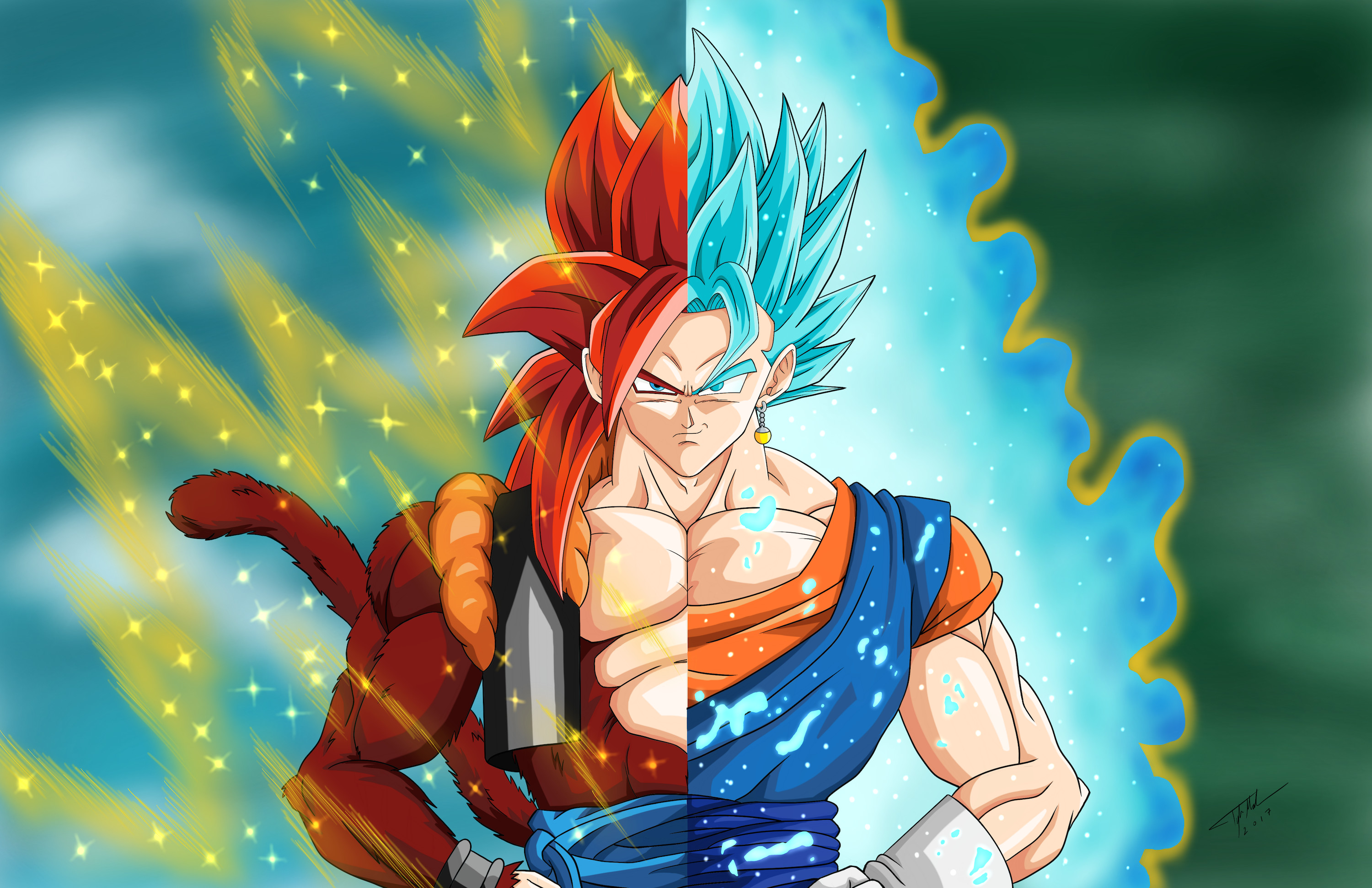 Dragon ball 4. Драгон бол Гогета. Gogeta ssj4. Gogeta DBS. Vegito ssj4.