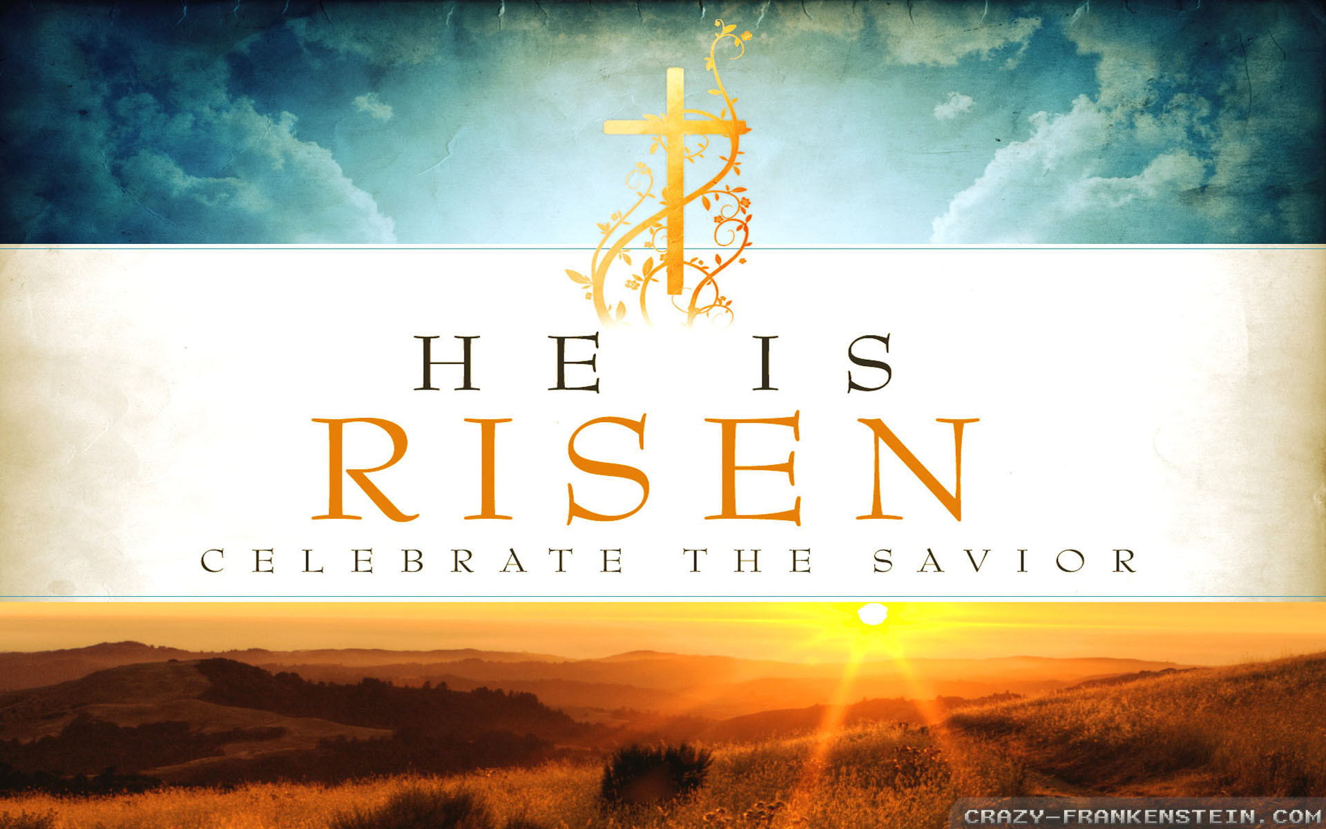 Easter Christian Ppt Background 171 Ppt Backgrounds Templates - Gambaran