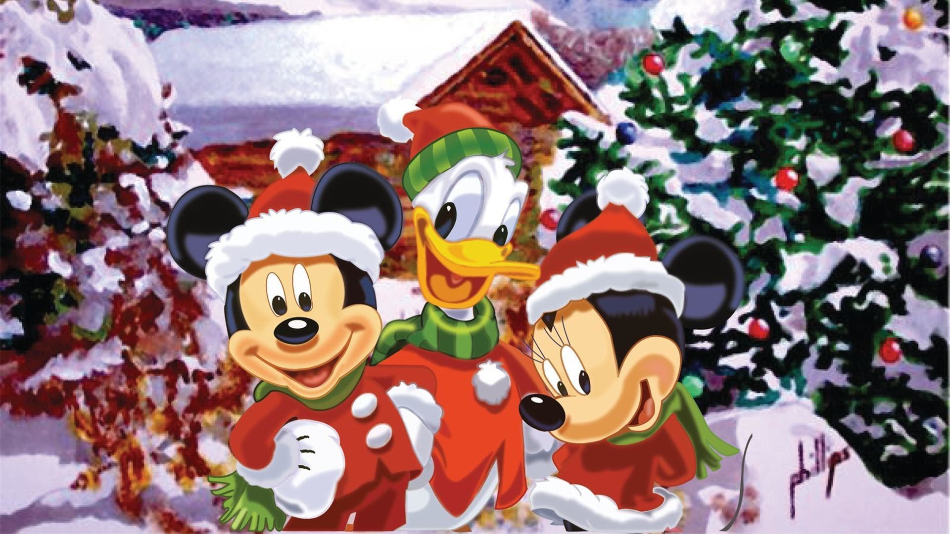Mickey Mouse Christmas Wallpaper ·① WallpaperTag