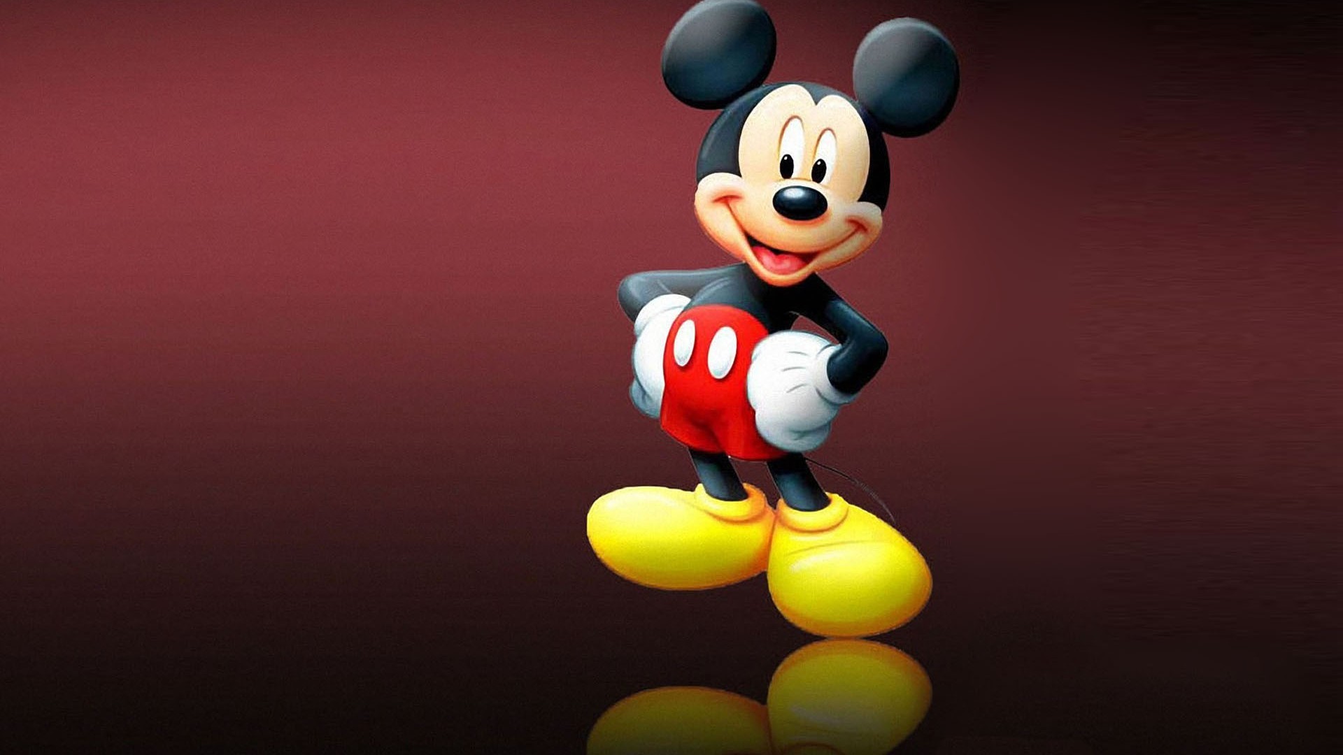 Cartoon Mickey Mouse Desktop Wallpaper