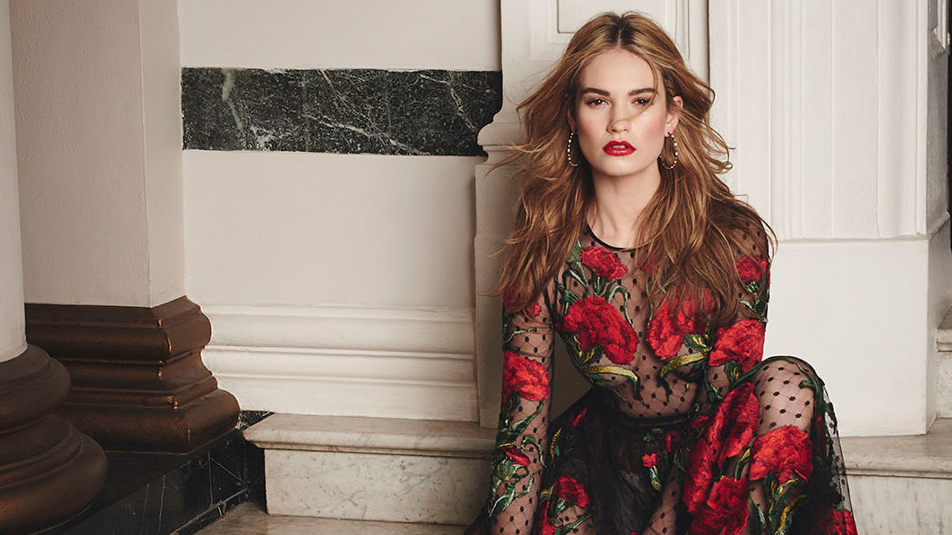 Lily James Wallpapers.